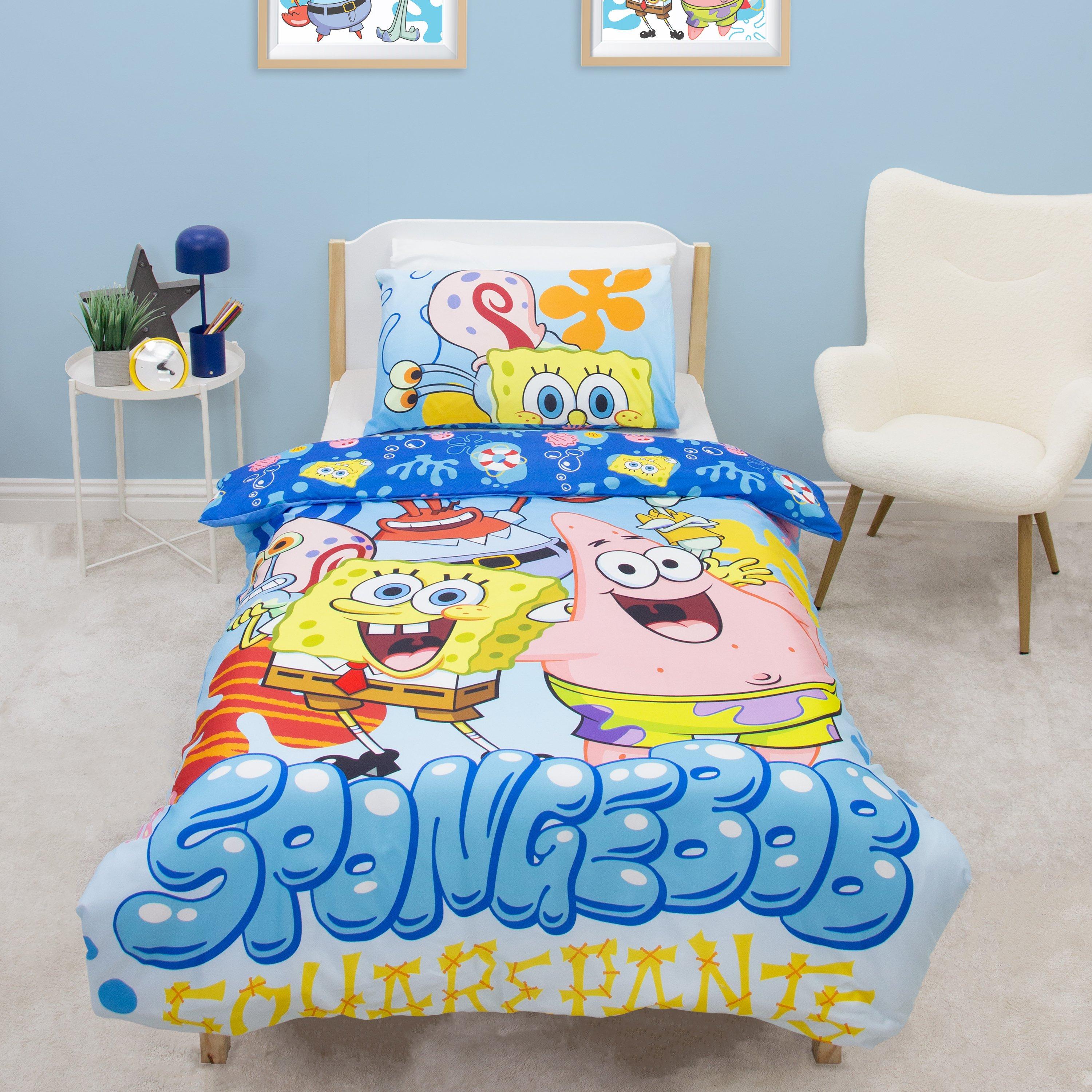 Multicolour - SpongeBob Squarepants - Spongebob Squarepants Squared Single Duvet - 4