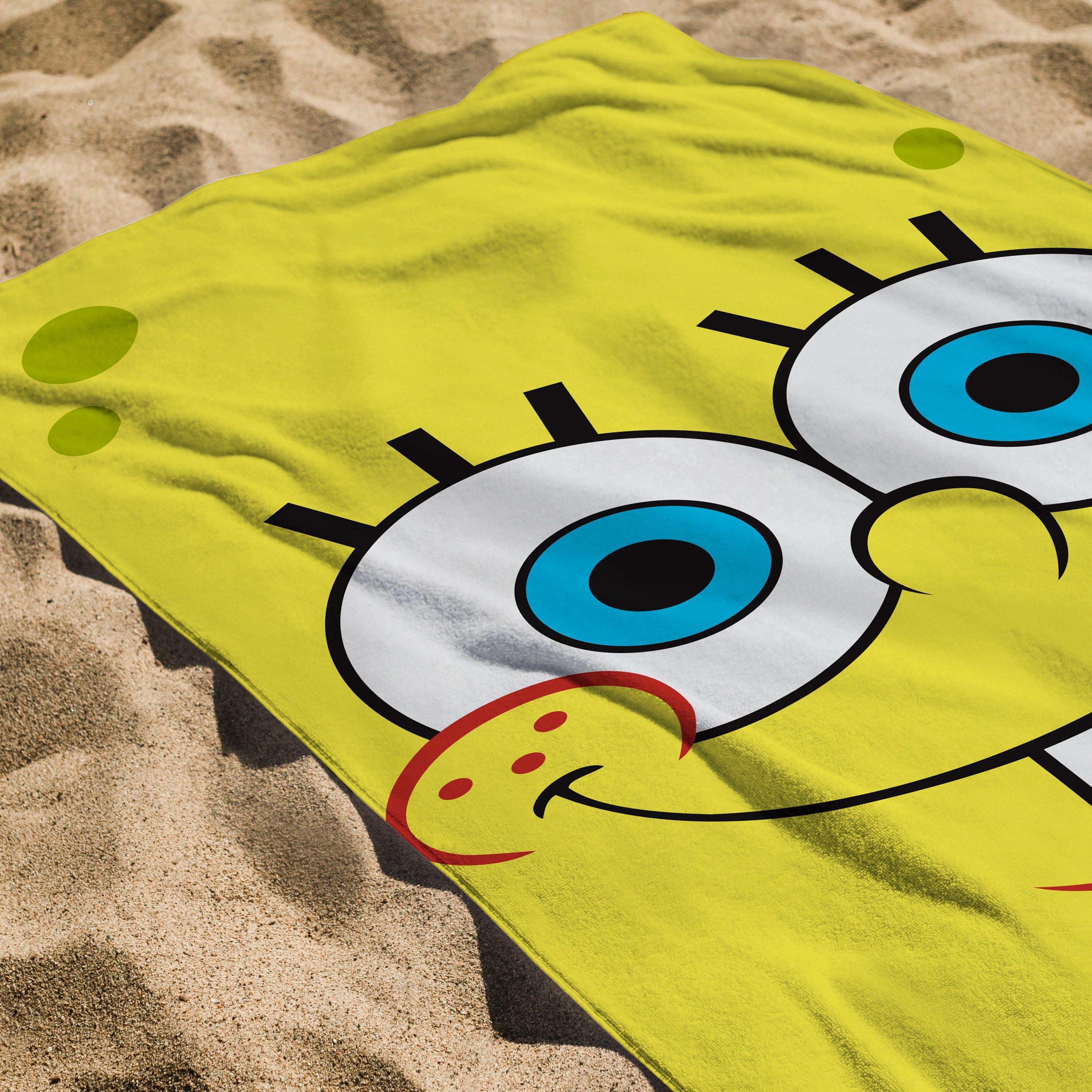 Yellow - SpongeBob Squarepants - Spongebob Squarepants Squared Beach Towel - 6