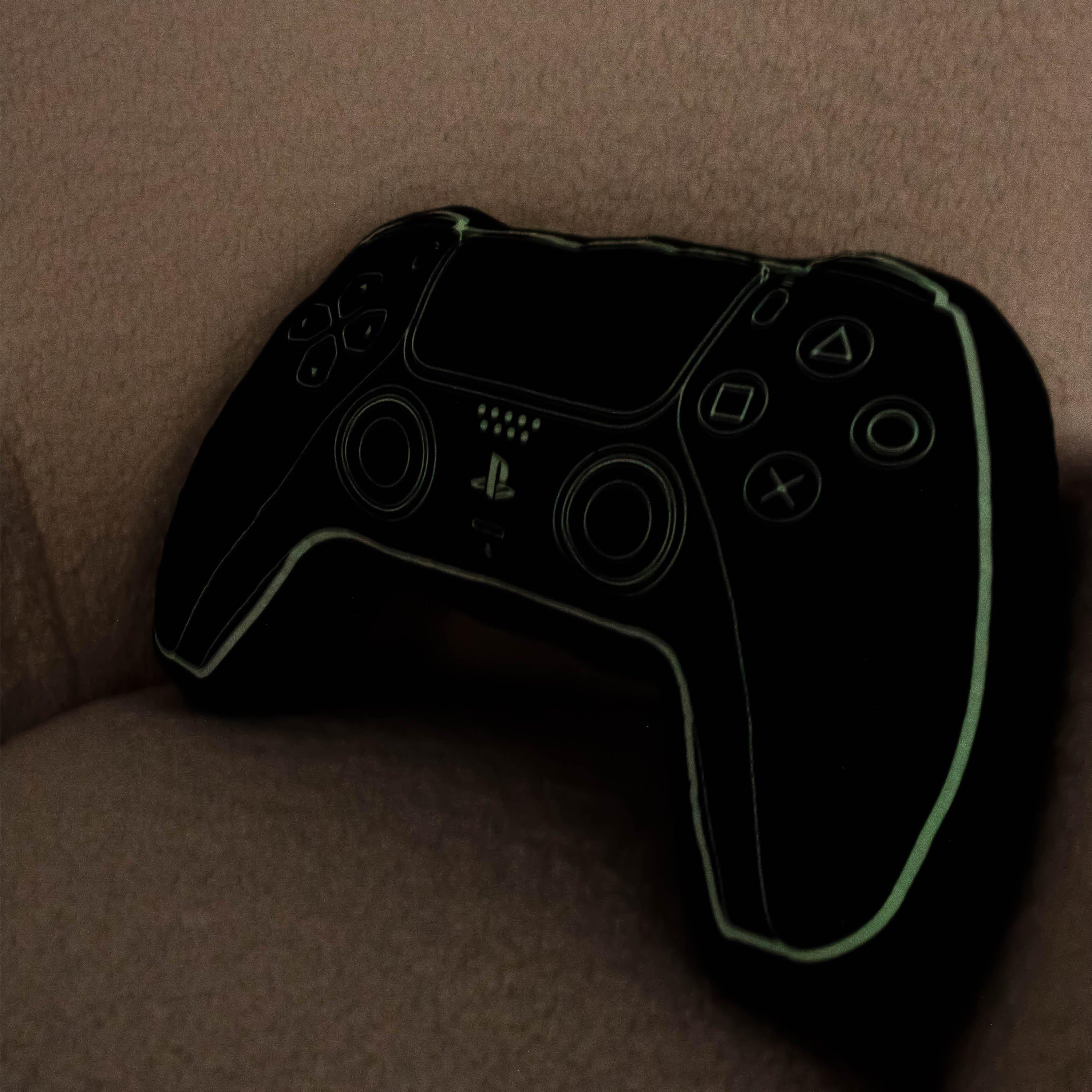 Black - PlayStation - Playstation Winner Shaped Cushion - 4