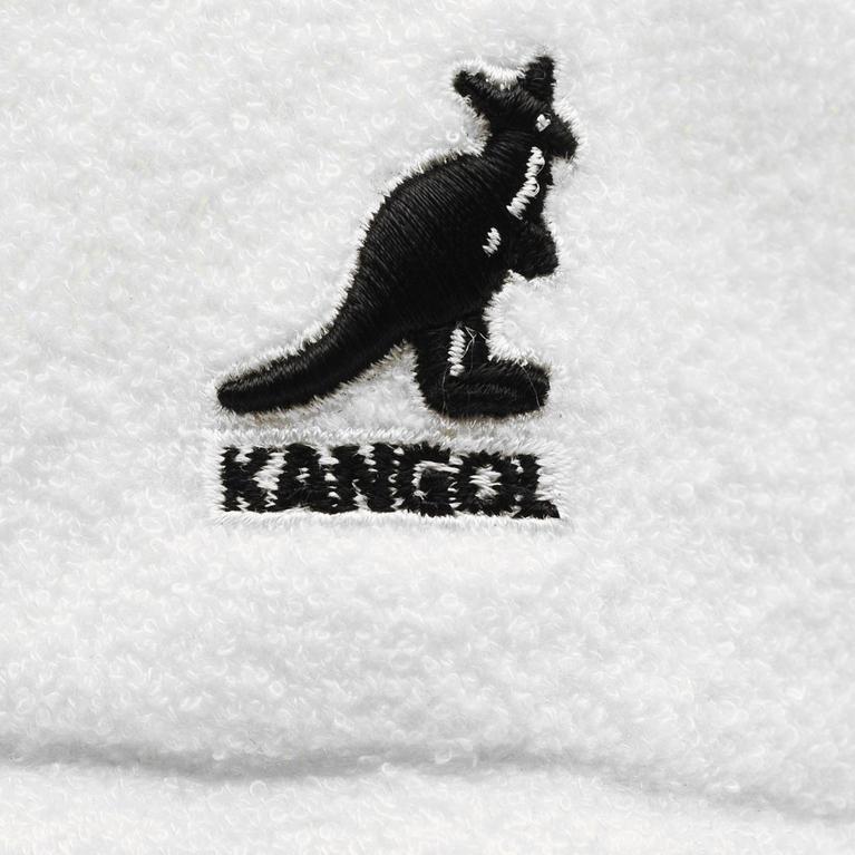 Blanc - Kangol - Balenciaga logo-embroidered corduroy cap - 4