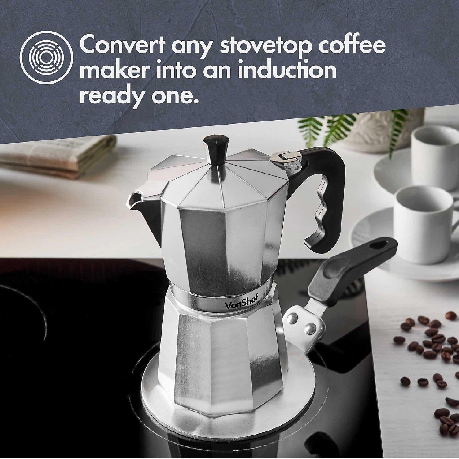 Silver - VonShef - VonShef Induction Hob Converter Plate - 2