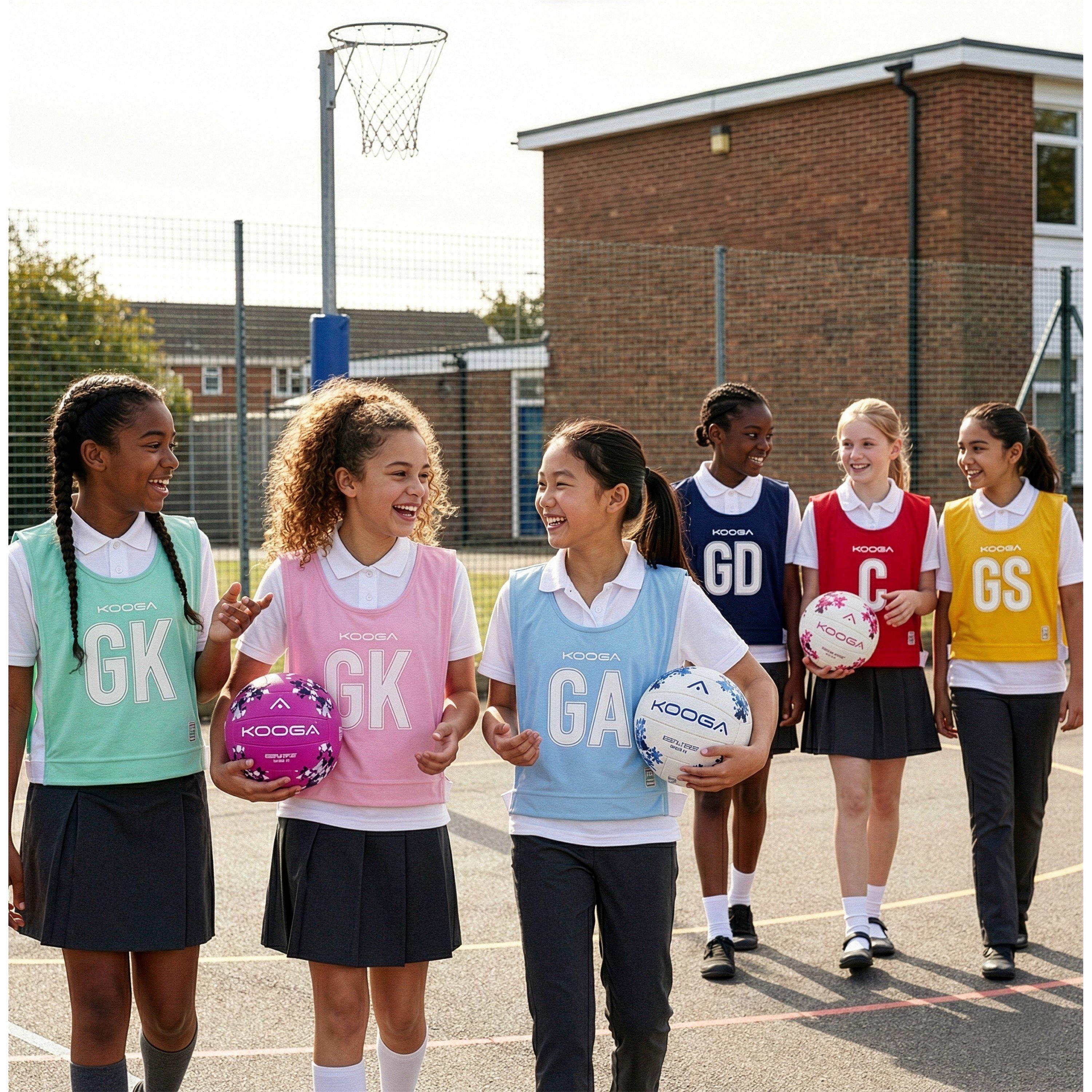 Pink - KooGa - Kooga Netball Training Bibs (Set of 7) - 8