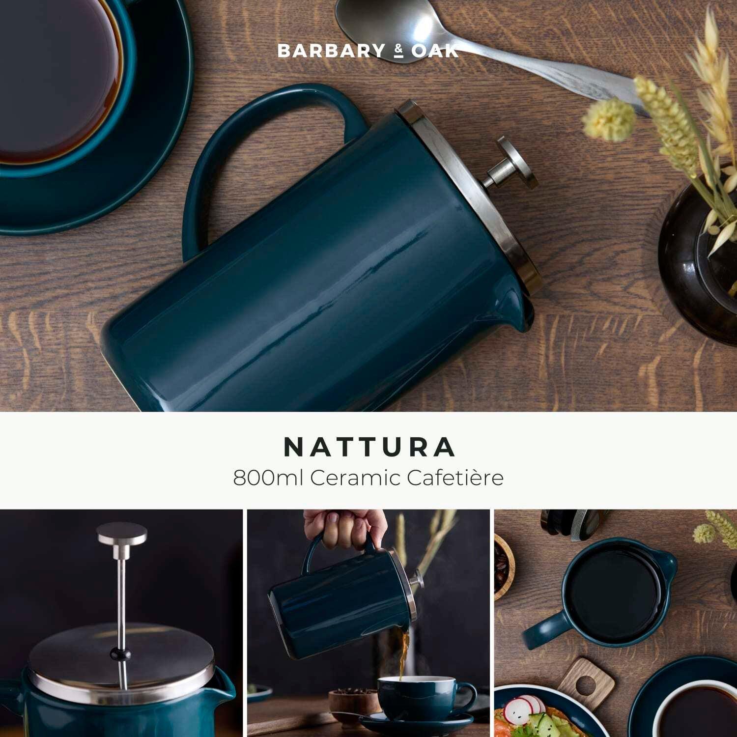 Agave - Barbary And Oak - Nattura Ceramic Cafetiere French Press Agave - 2