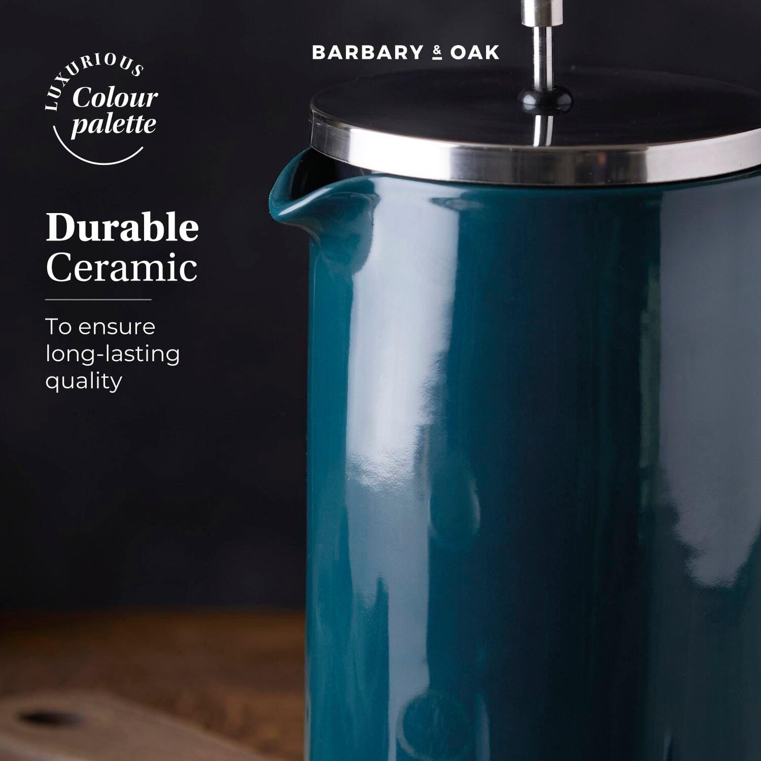 Agave - Barbary And Oak - Nattura Ceramic Cafetiere French Press Agave - 4