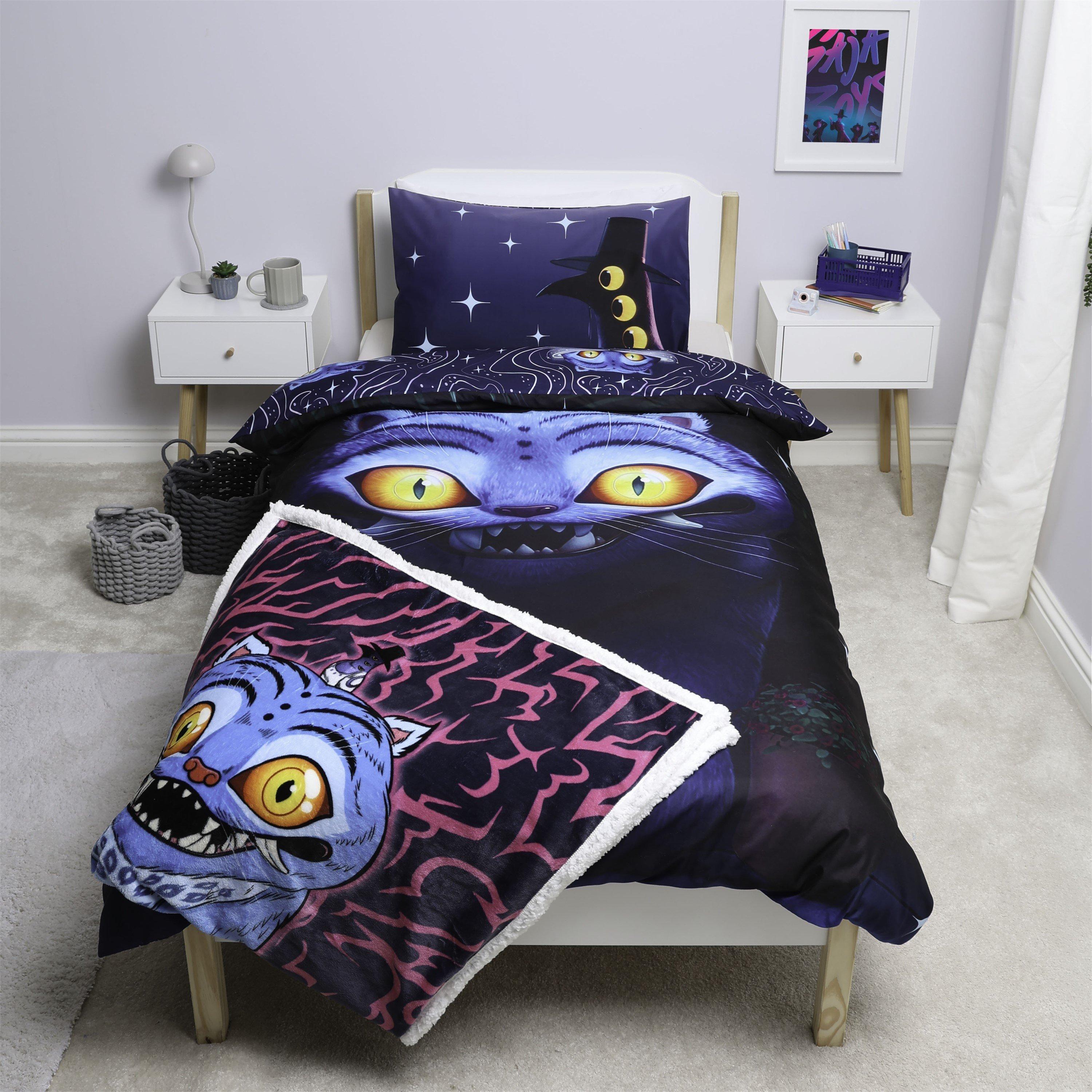 Blue - K Pop Demon Hunters - KPop Demon Hunters Demons Derpy Single Duvet - 14
