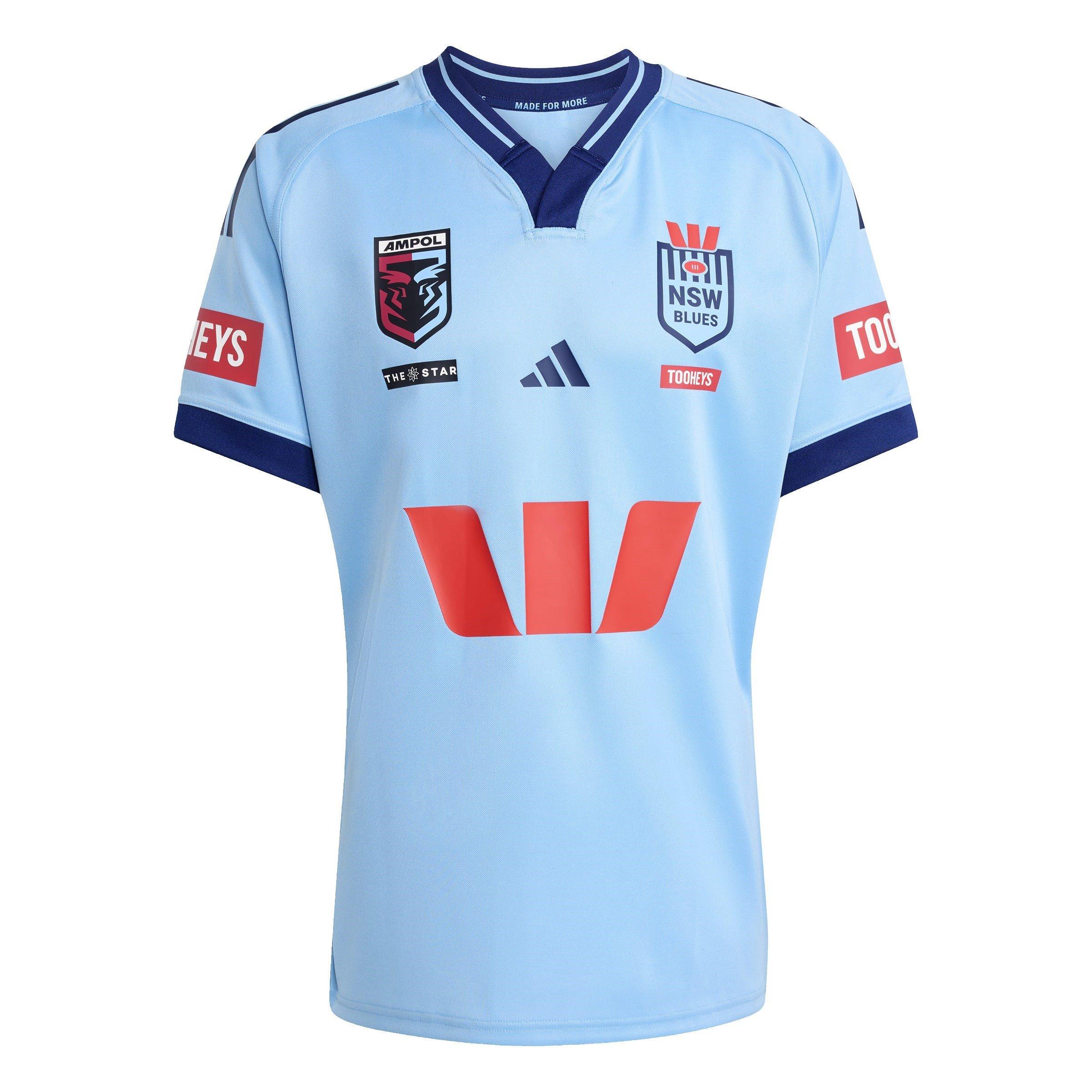 Team Light Blue - adidas - New South Wales Home Shirt 2025 2026 Adults - 1