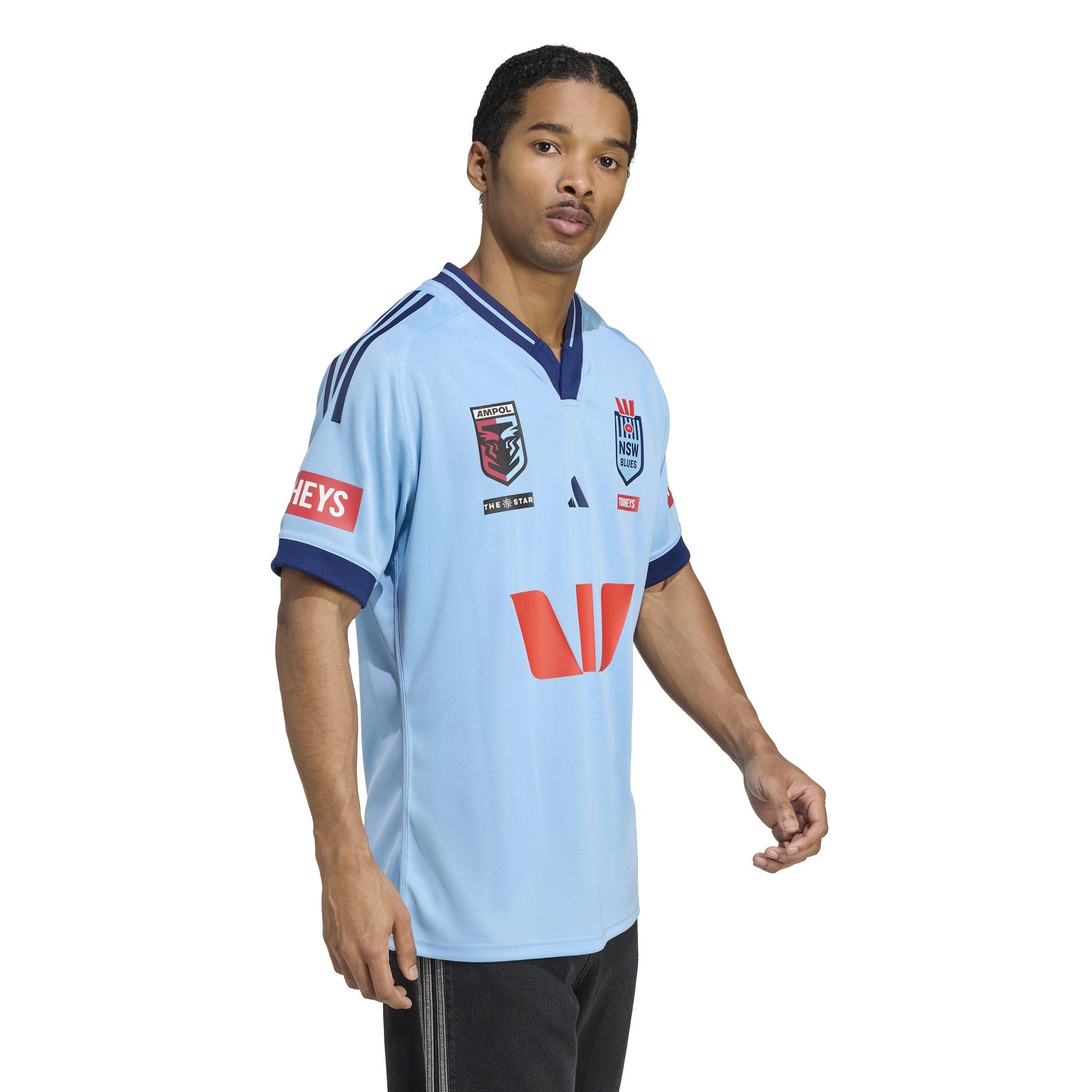 Team Light Blue - adidas - New South Wales Home Shirt 2025 2026 Adults - 5