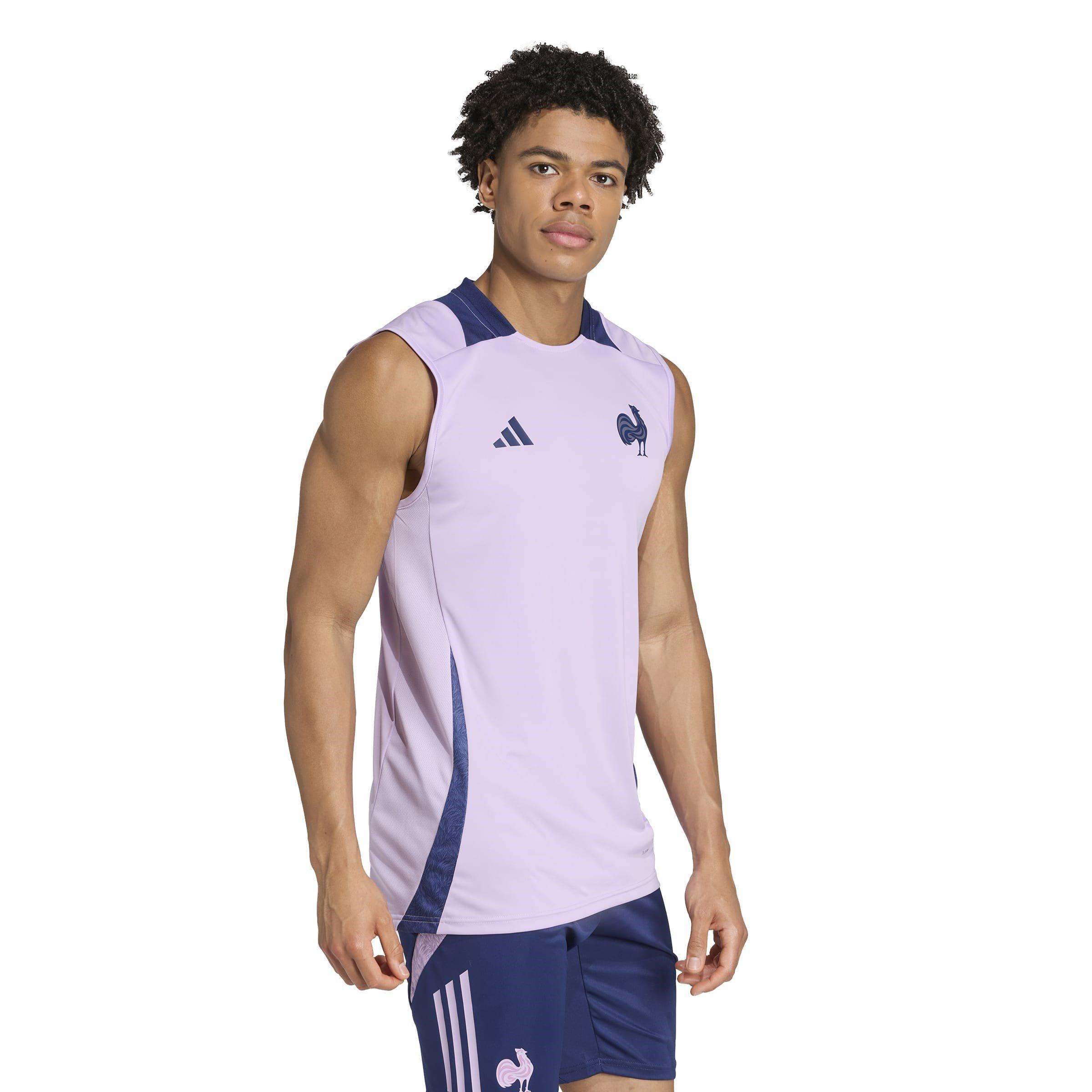 Powder Plum - adidas - France Rugby World Cup Singlet 2025 Adults - 7