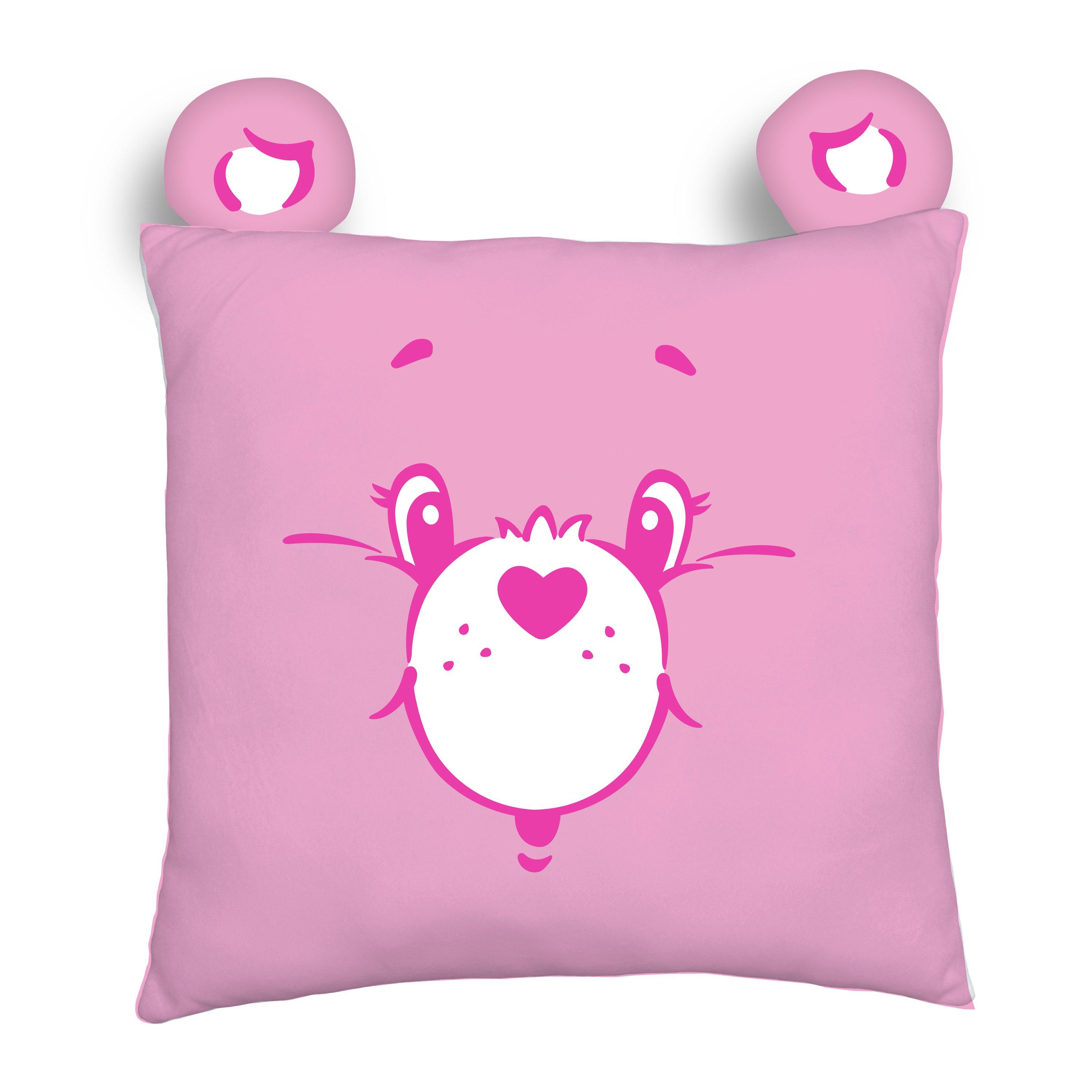 Multicolour - Care Bears - Care Bears Faces Shaped Cushion - 1