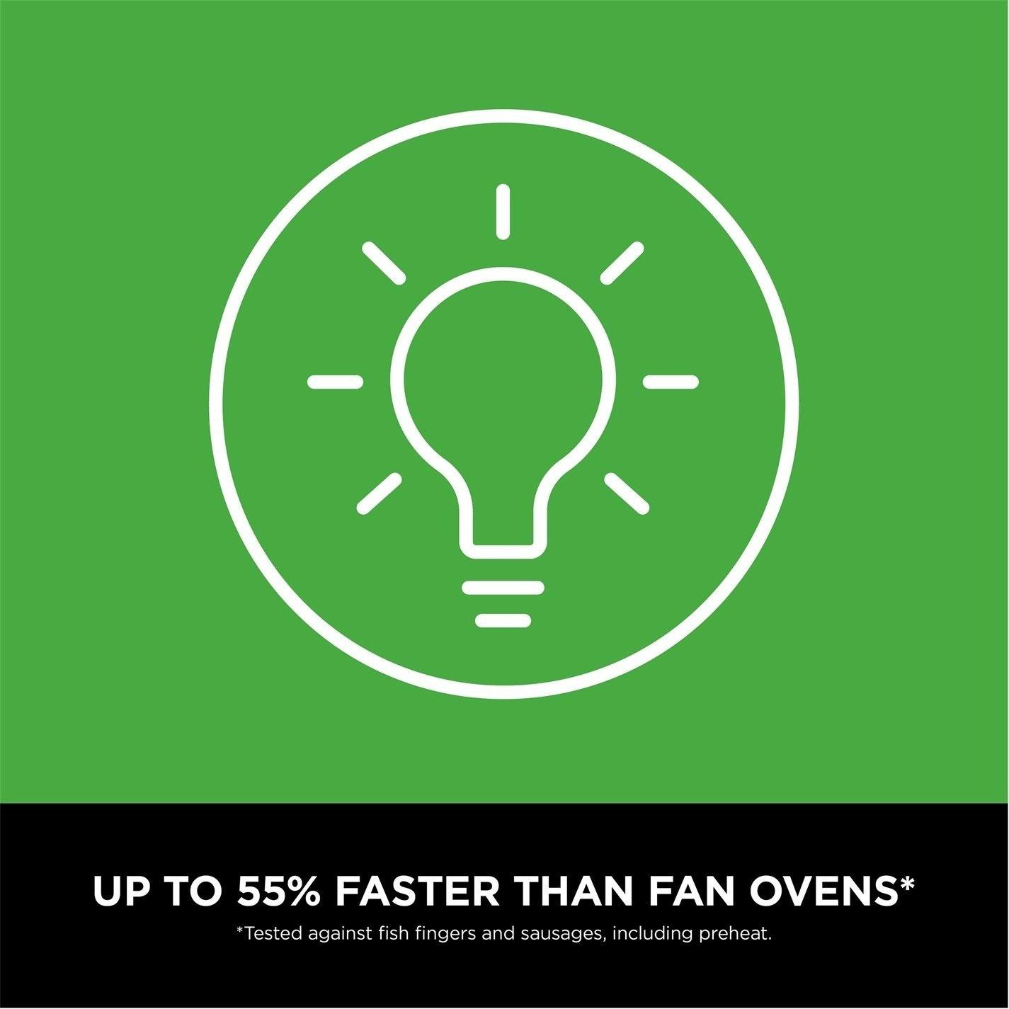 Black - Ninja - Double Stack 2-Drawer Air Fryer 7.6L – SL300UK - 2