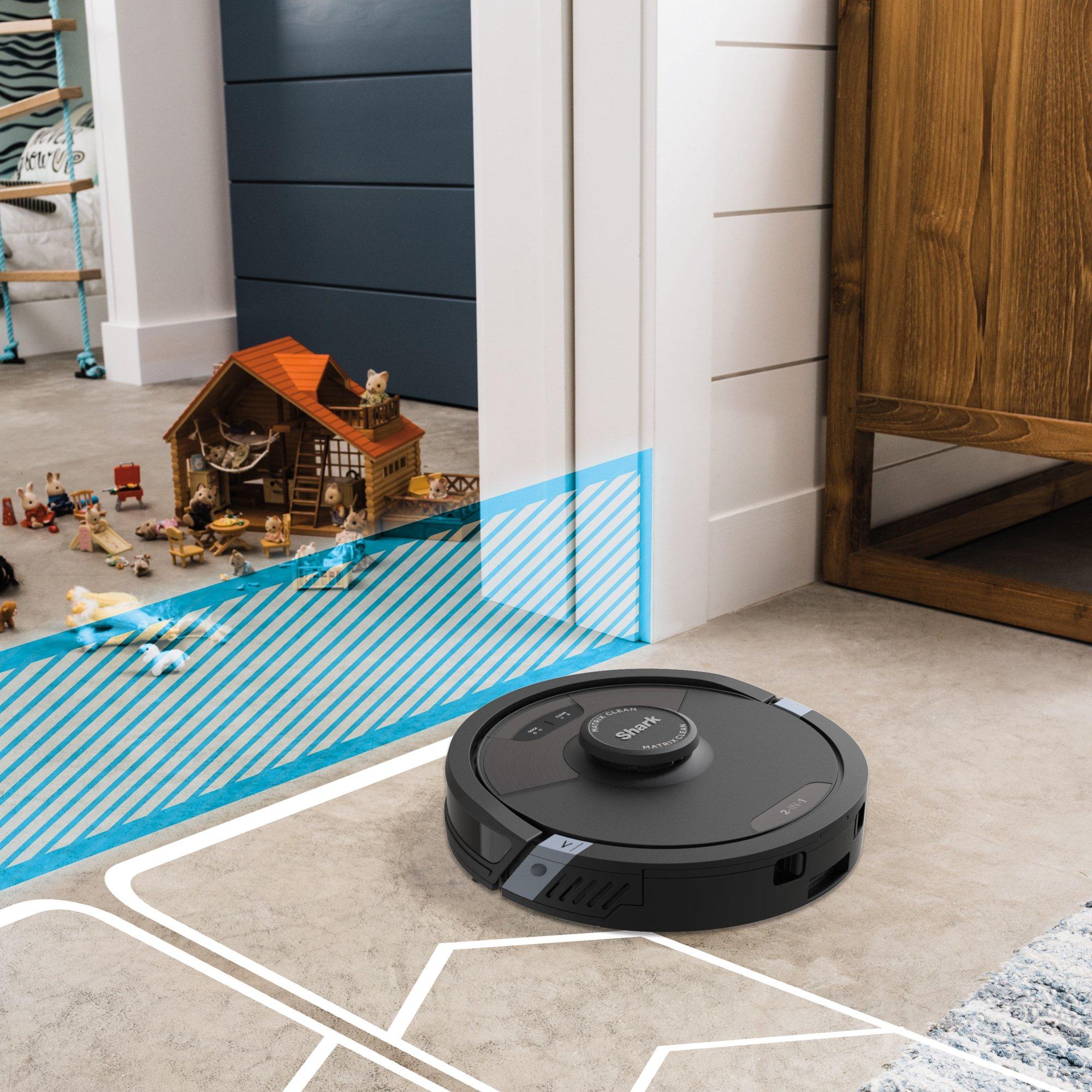 Black / Silver - Shark - Matrix Plus 2-in-1 Robot Vacuum & Mop RV2620WDUK - 5