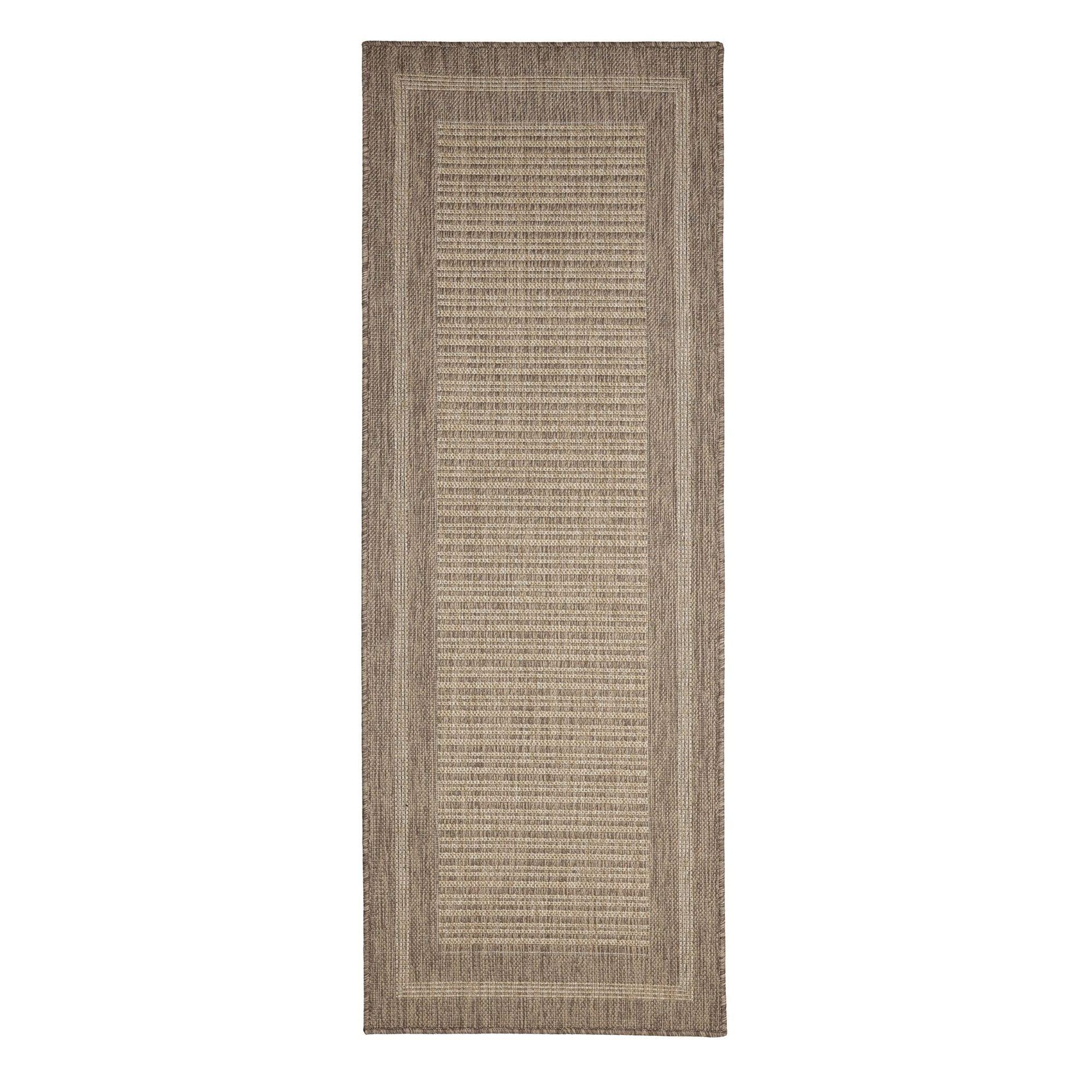 Latte - Homemaker - Gel Backed Border Flatweave Rug Latte - 4