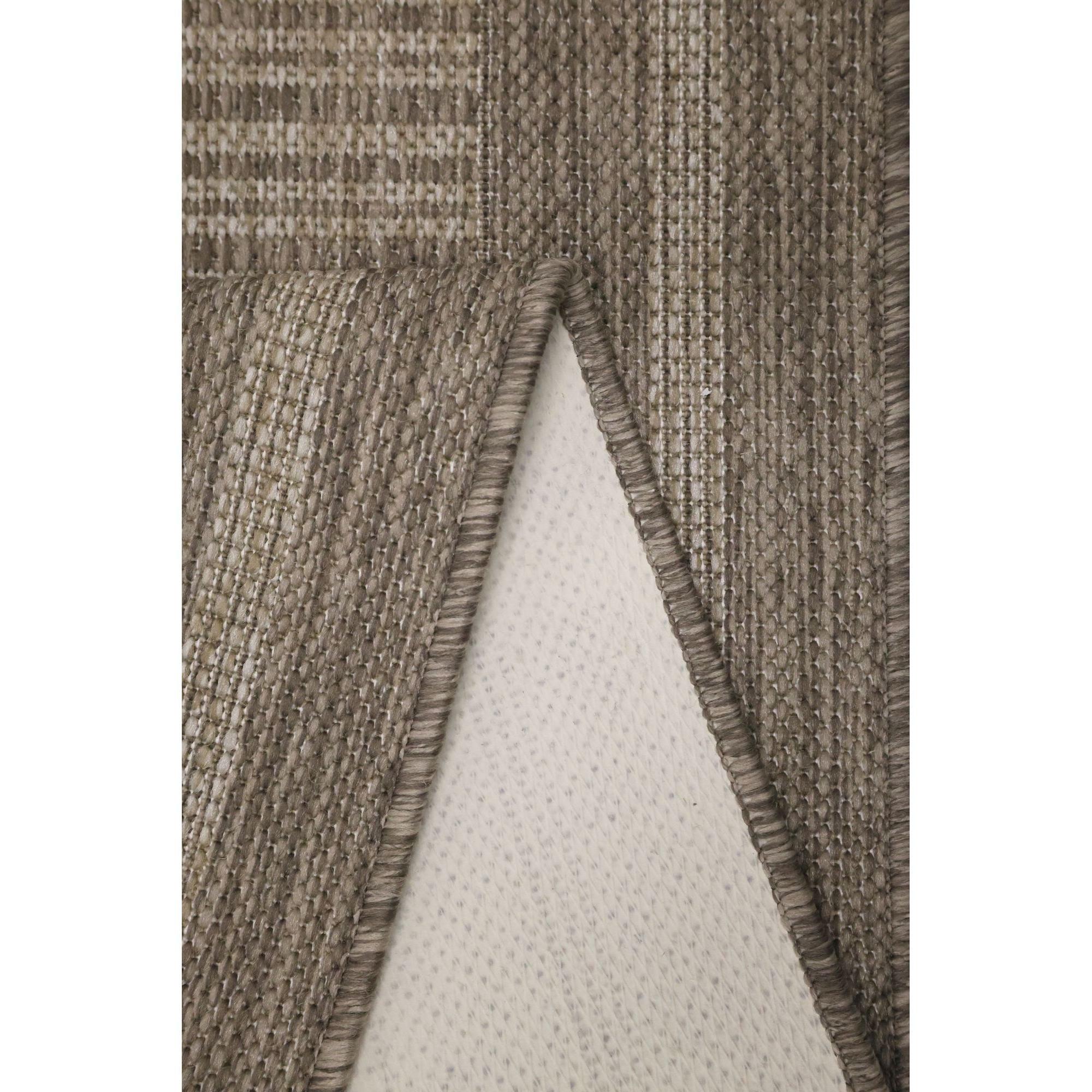 Latte - Homemaker - Gel Backed Border Flatweave Rug Latte - 6