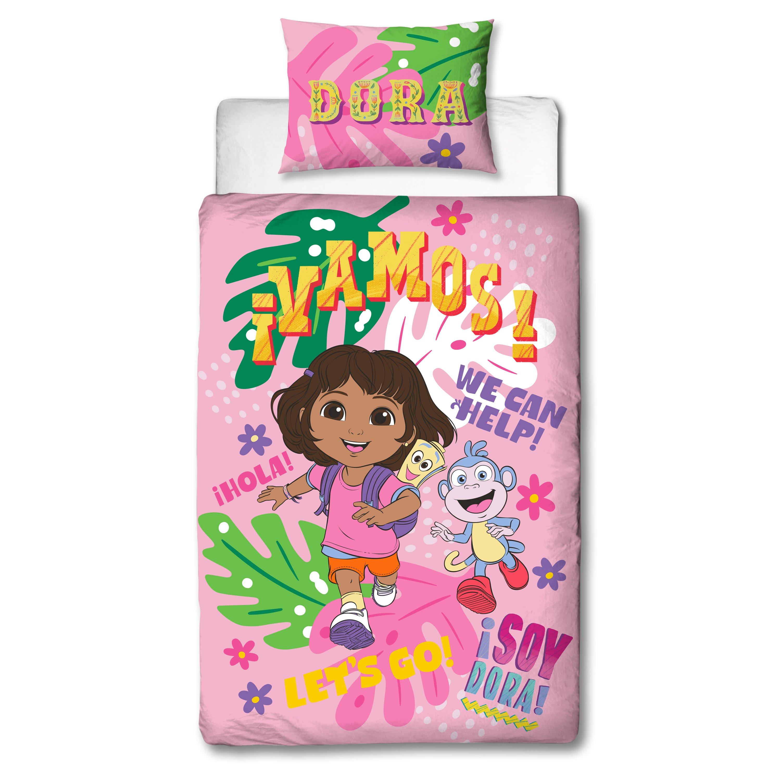 Pink - Dora the Explorer - Dora The Explorer Hola Single Duvet - 1
