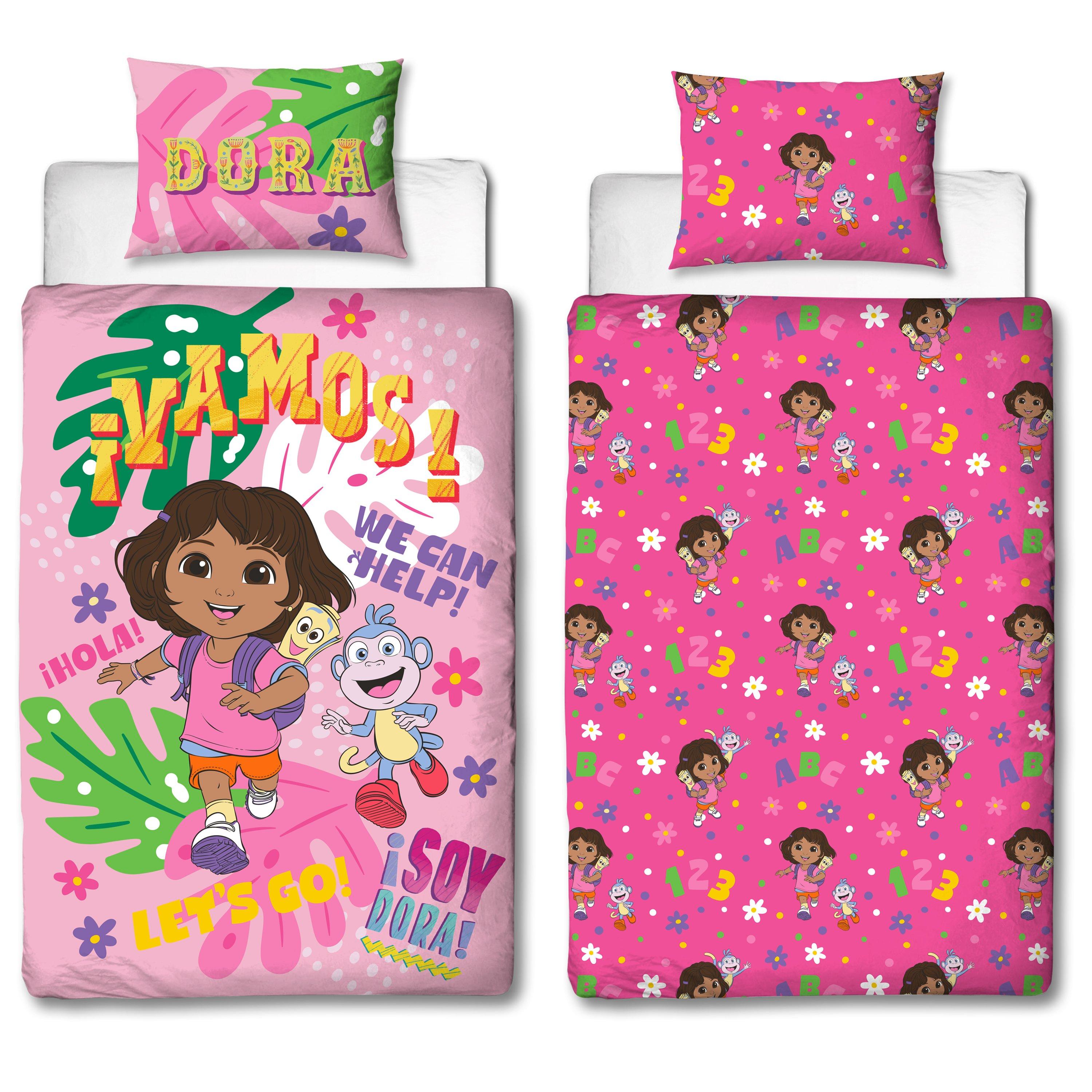 Pink - Dora the Explorer - Dora The Explorer Hola Single Duvet - 3