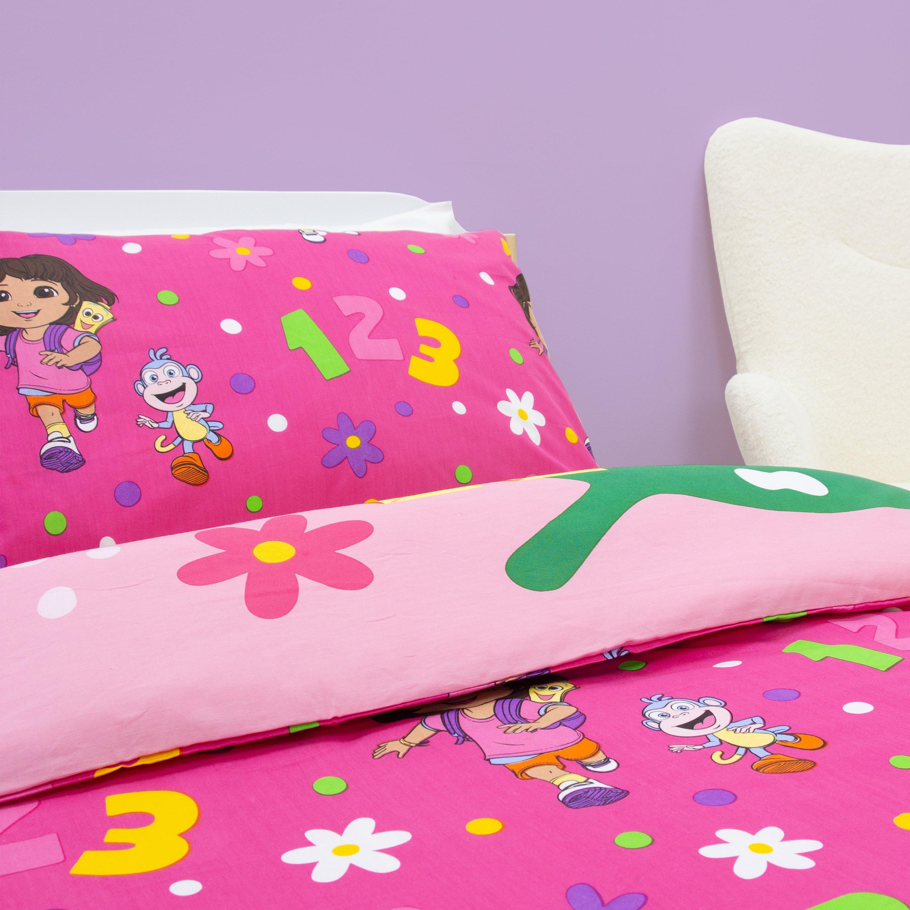 Pink - Dora the Explorer - Dora The Explorer Hola Single Duvet - 8