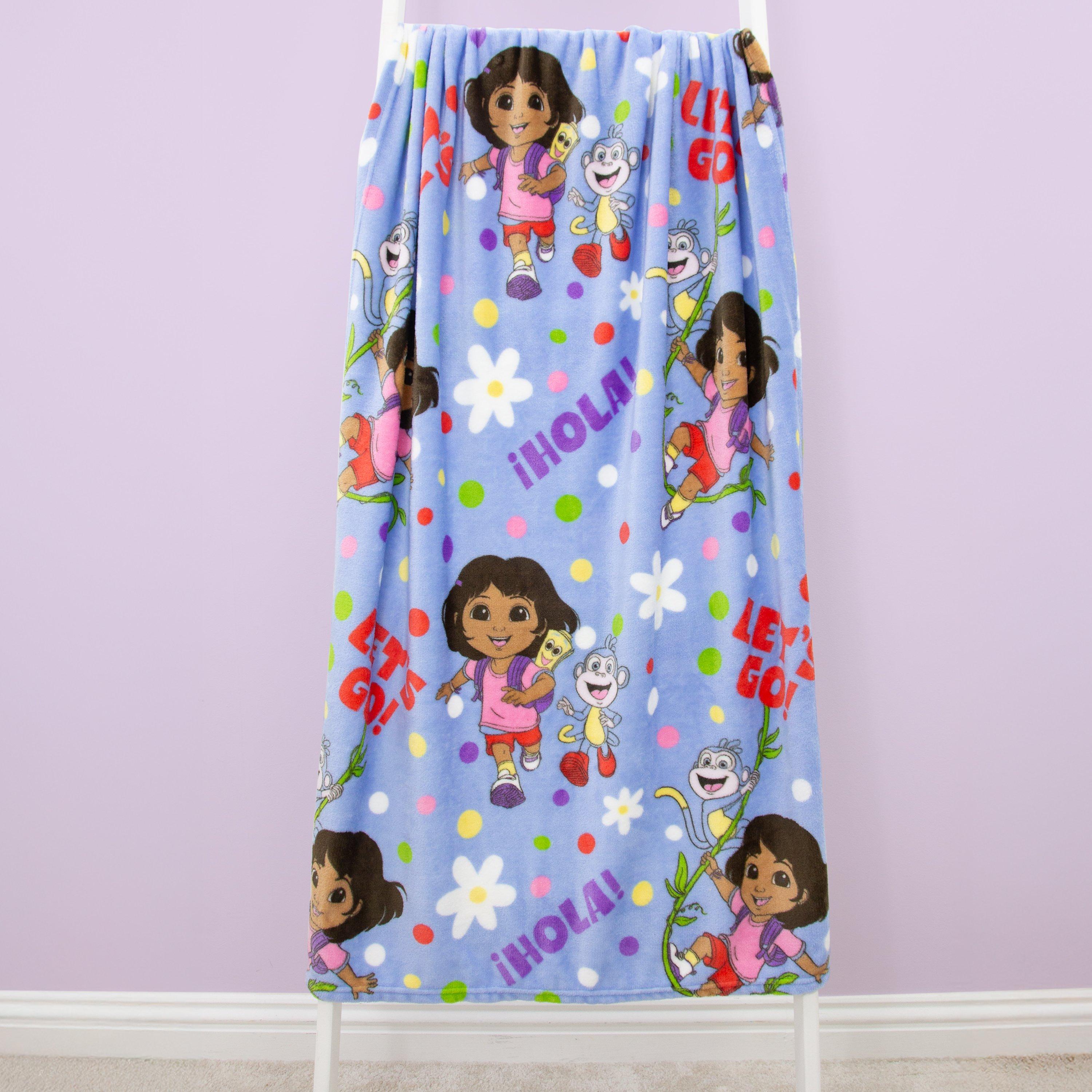 Pink - Dora the Explorer - Dora The Explorer Hola Fleece Blanket - 2