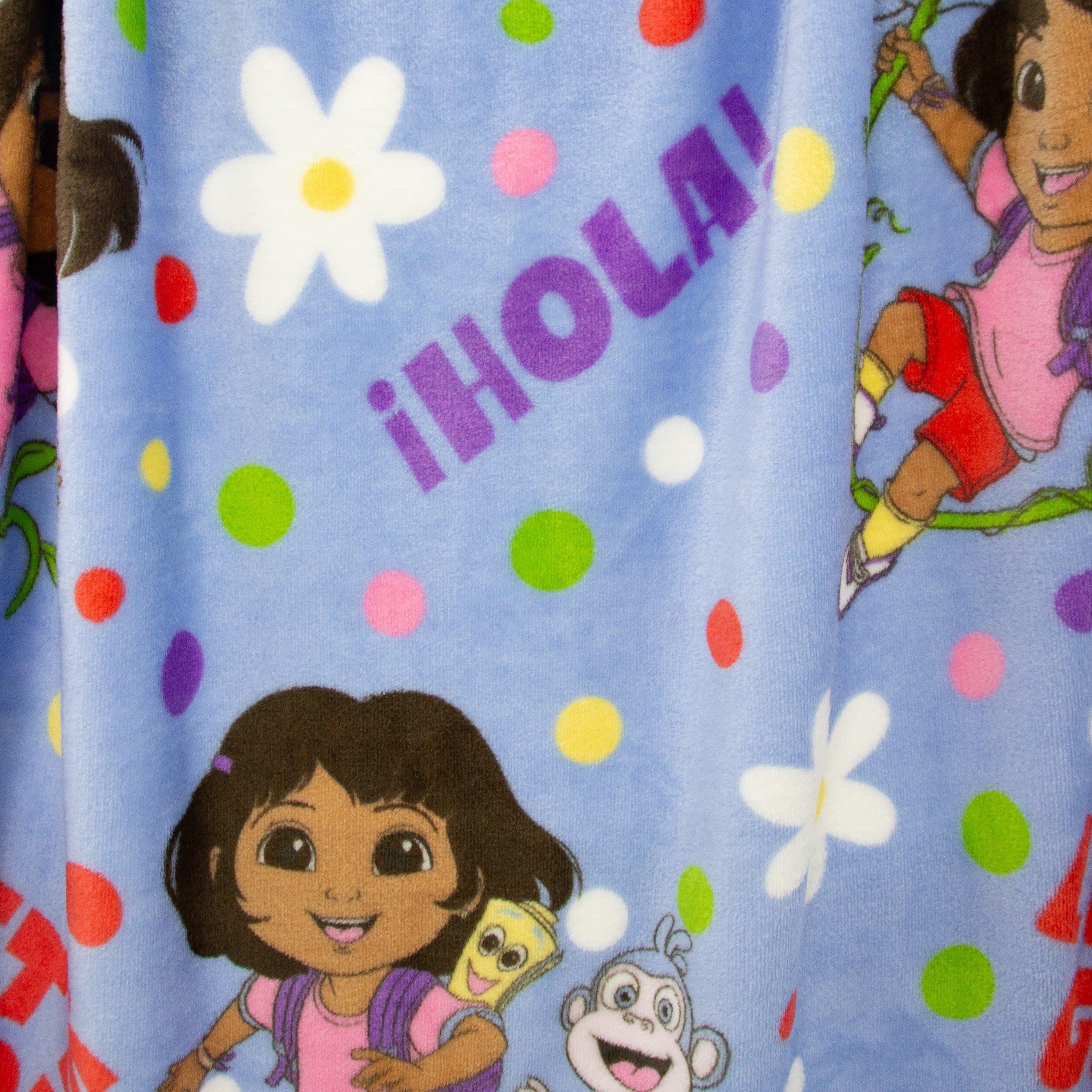 Pink - Dora the Explorer - Dora The Explorer Hola Fleece Blanket - 3