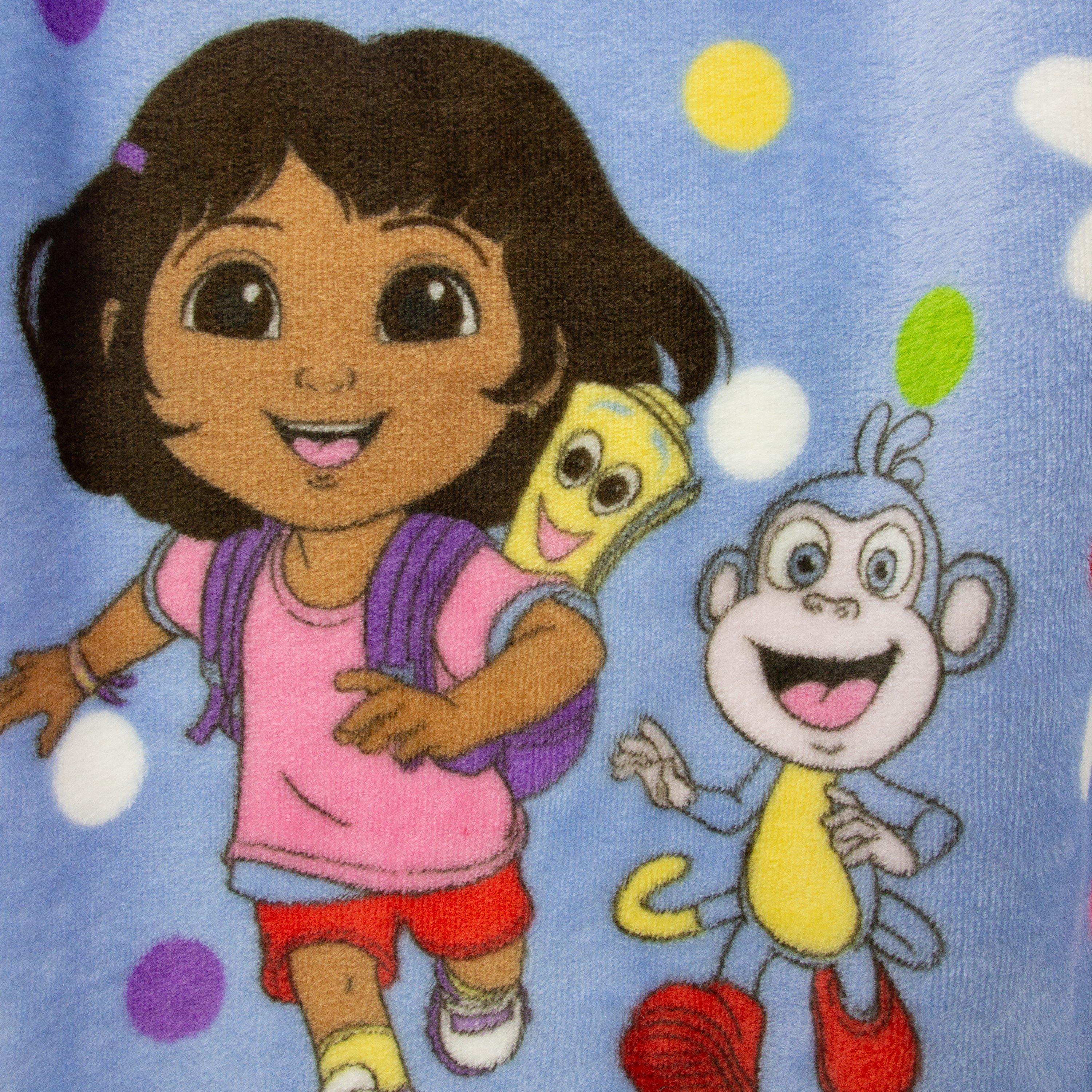 Pink - Dora the Explorer - Dora The Explorer Hola Fleece Blanket - 5