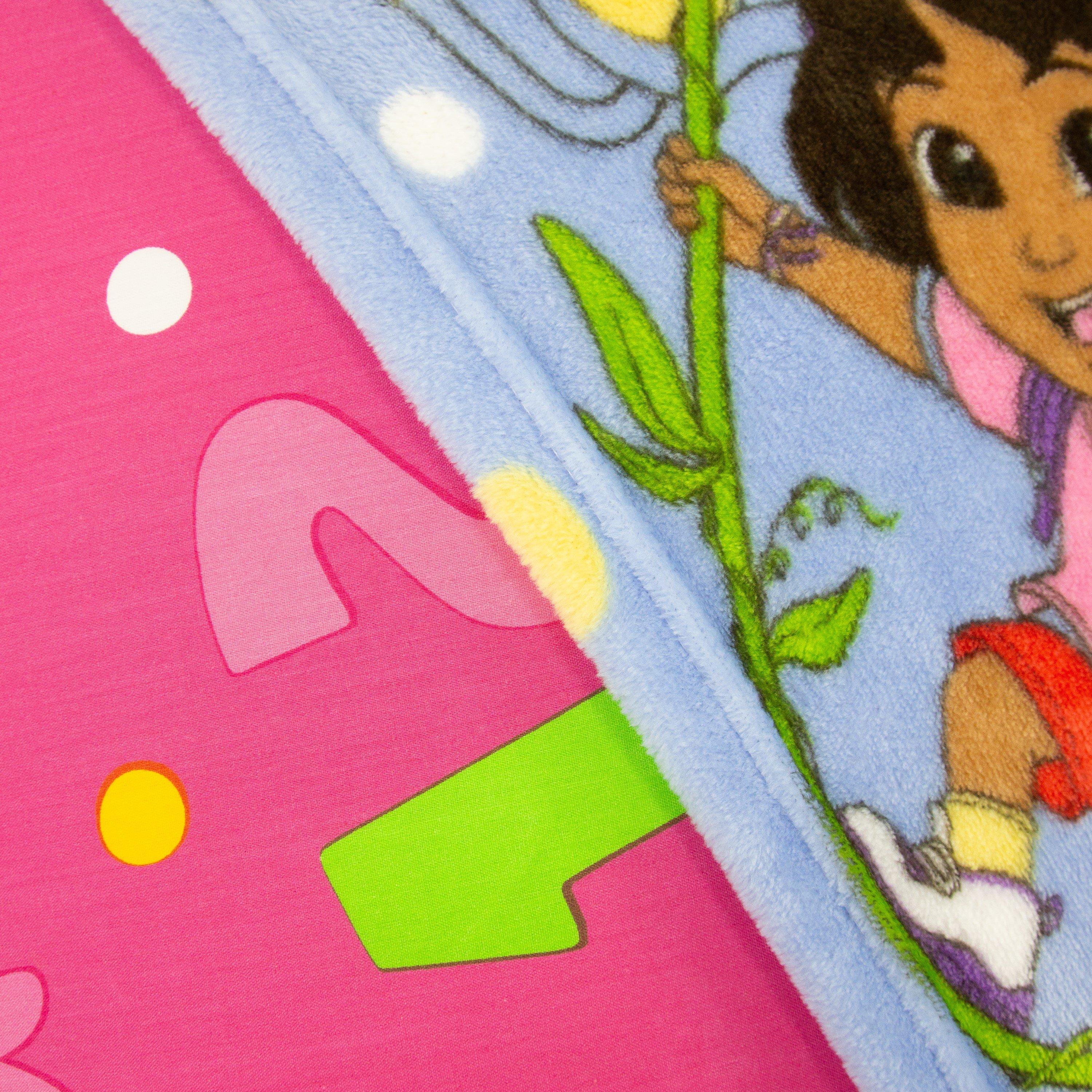 Pink - Dora the Explorer - Dora The Explorer Hola Fleece Blanket - 6