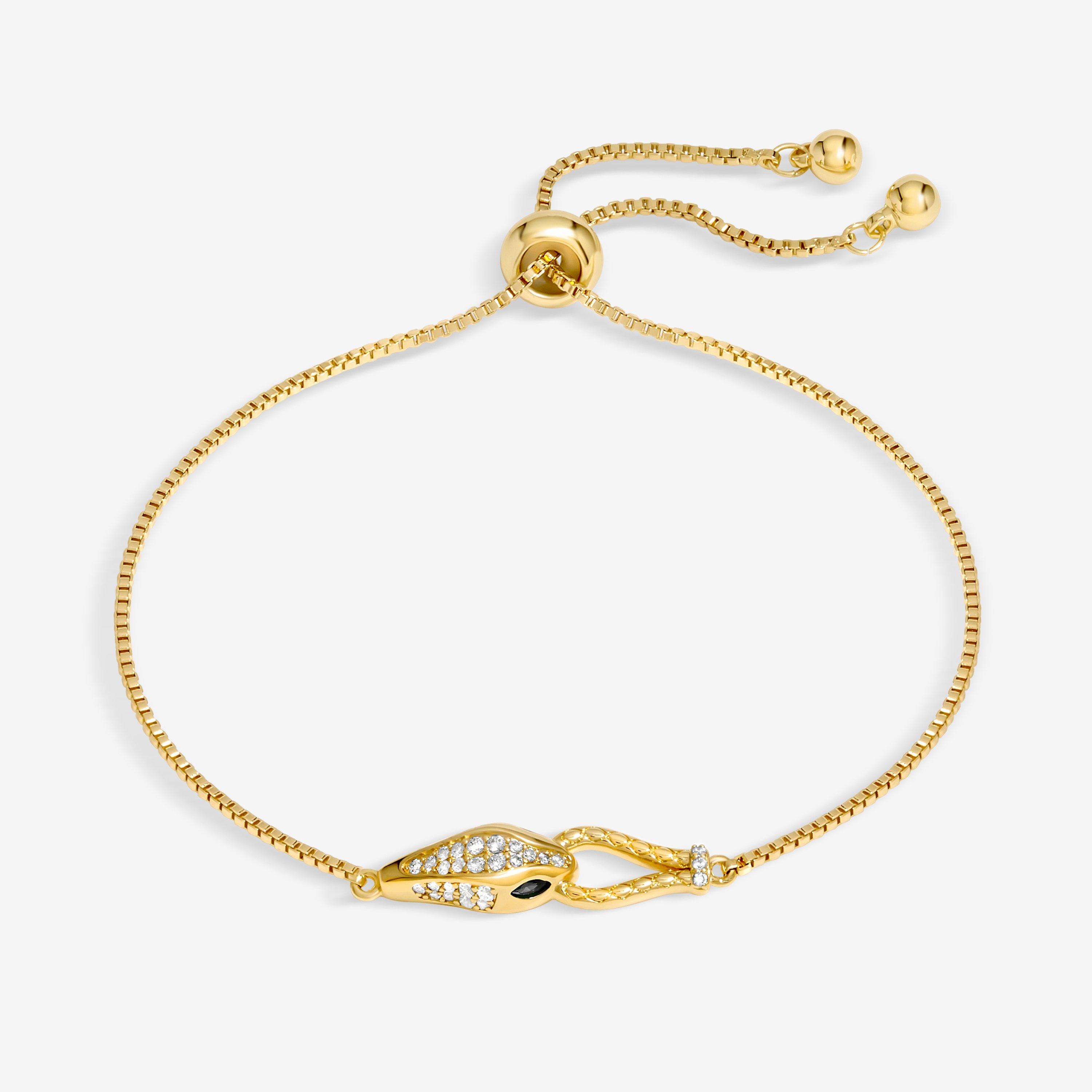 Gold - Jon Richard - Gold Plated Snake Toggle