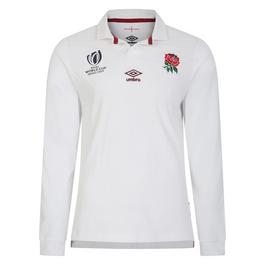 Umbro England Rugby Home Classic Long Sleeve Shirt RWC 2023 Adults