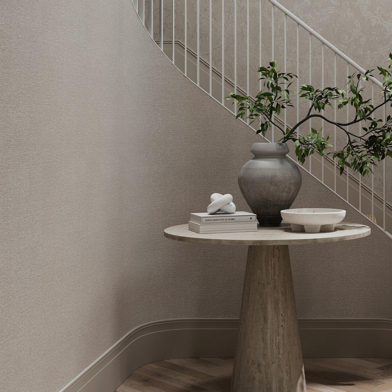 Beige - Boutique - Entwine Earth Wallpaper - 1