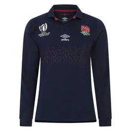 Umbro England Rugby Alternate Classic Long Sleeve Shirt RWC2023 Adults