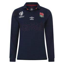 Umbro England Rugby Alternate Classic Long Sleeve Shirt RWC2023 Adults