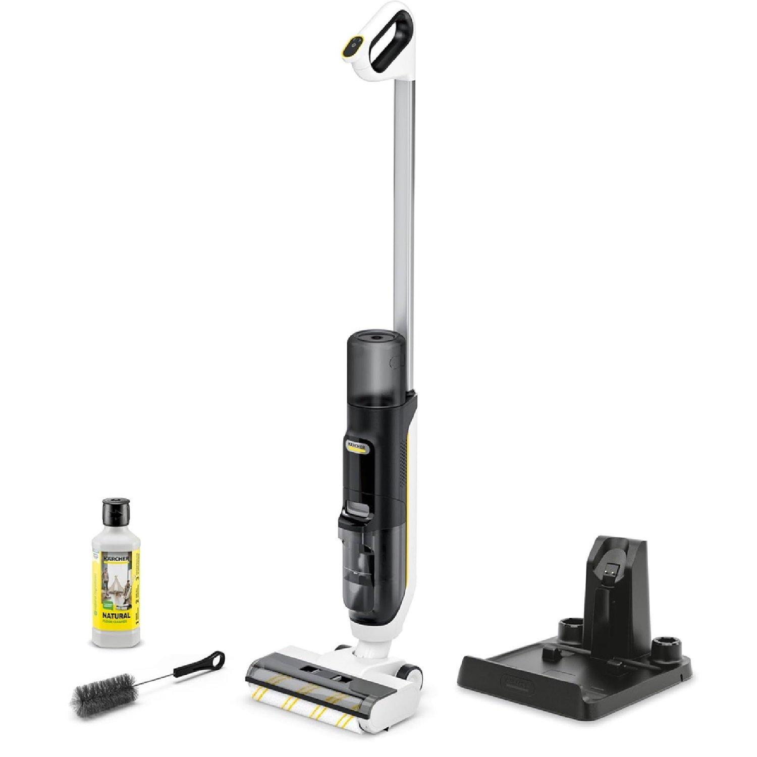 White - Karcher - FCV 3 Natural 3-in-1 Floor Cleaner Vacuum - White - 1