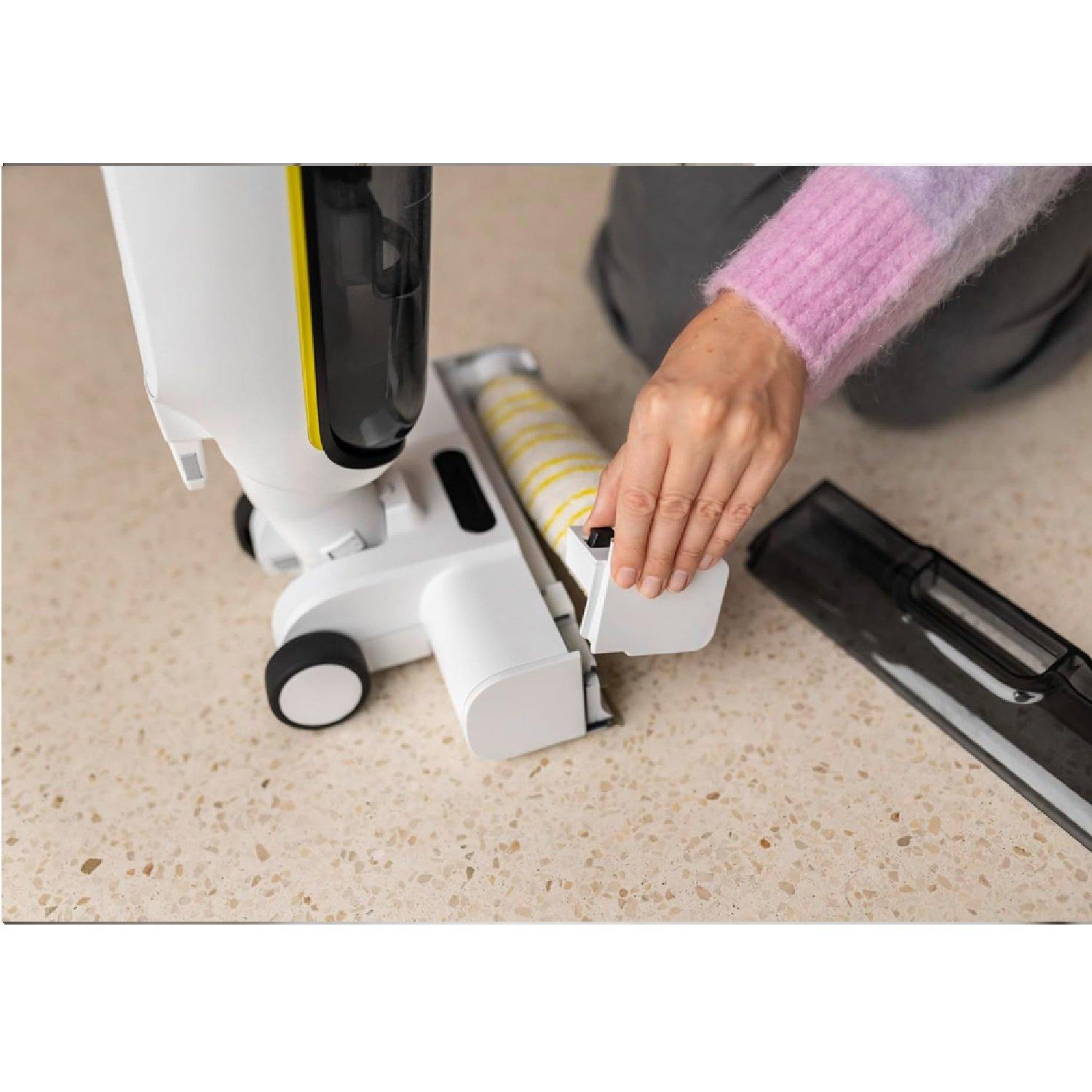 White - Karcher - FCV 3 Natural 3-in-1 Floor Cleaner Vacuum - White - 6