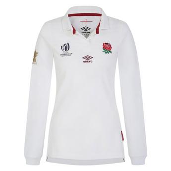 Umbro England Rugby Home Long Sleeve Shirt RWC 2023 Womens