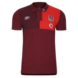 Umbro England Rugby CVC Polo Shirt 2023 Adults