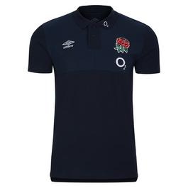 Umbro England Rugby CVC Polo Shirt 2023 2024 Adults