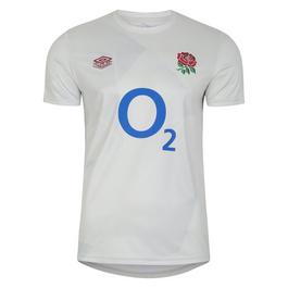 Umbro England Rugby Warm Up Shirt 2023 2024 Adults