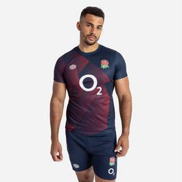 Umbro England Rugby Warm Up Shirt 2023 Adults