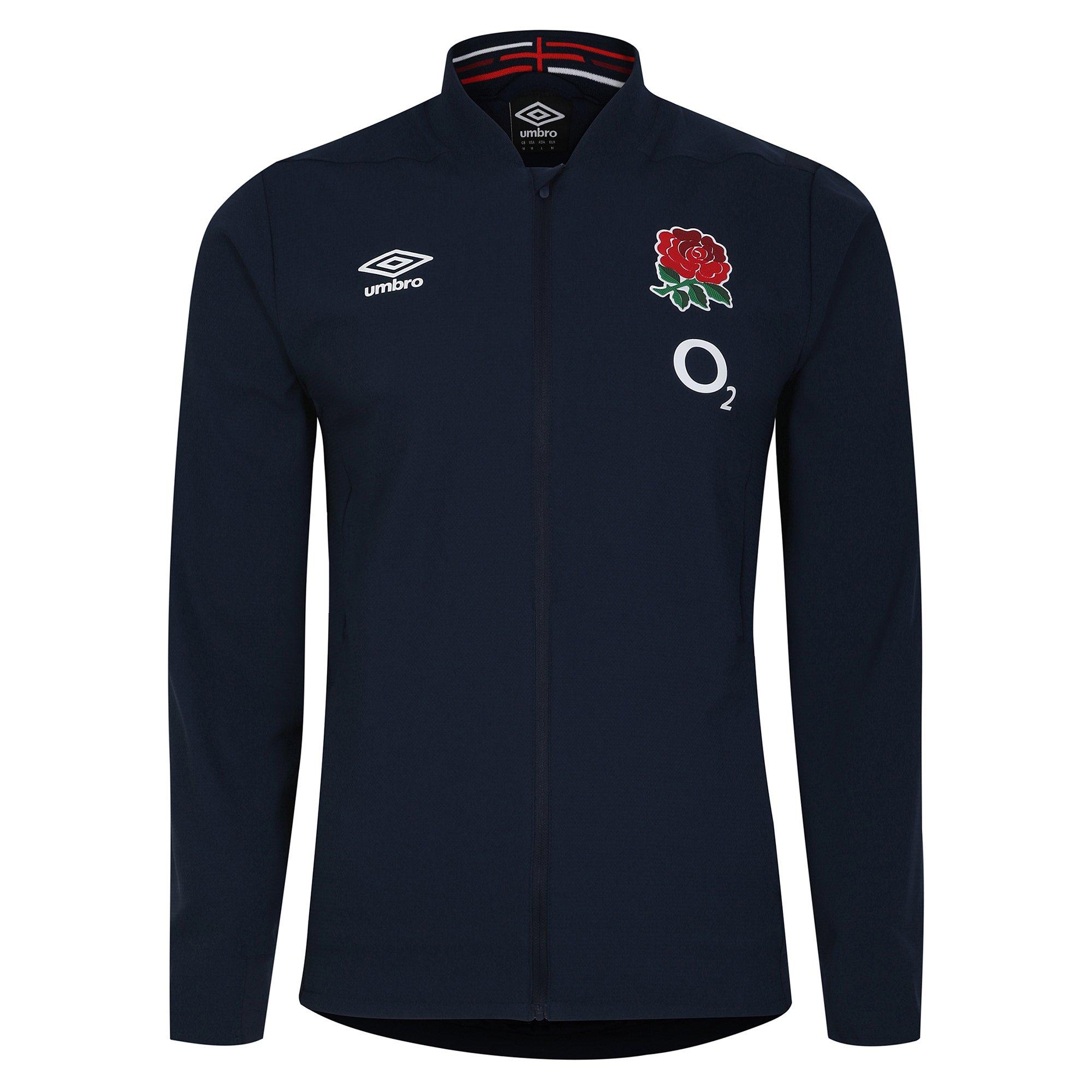 Navy Blazer - Umbro - England Rugby Anthem Jacket 2023 Adults - 3