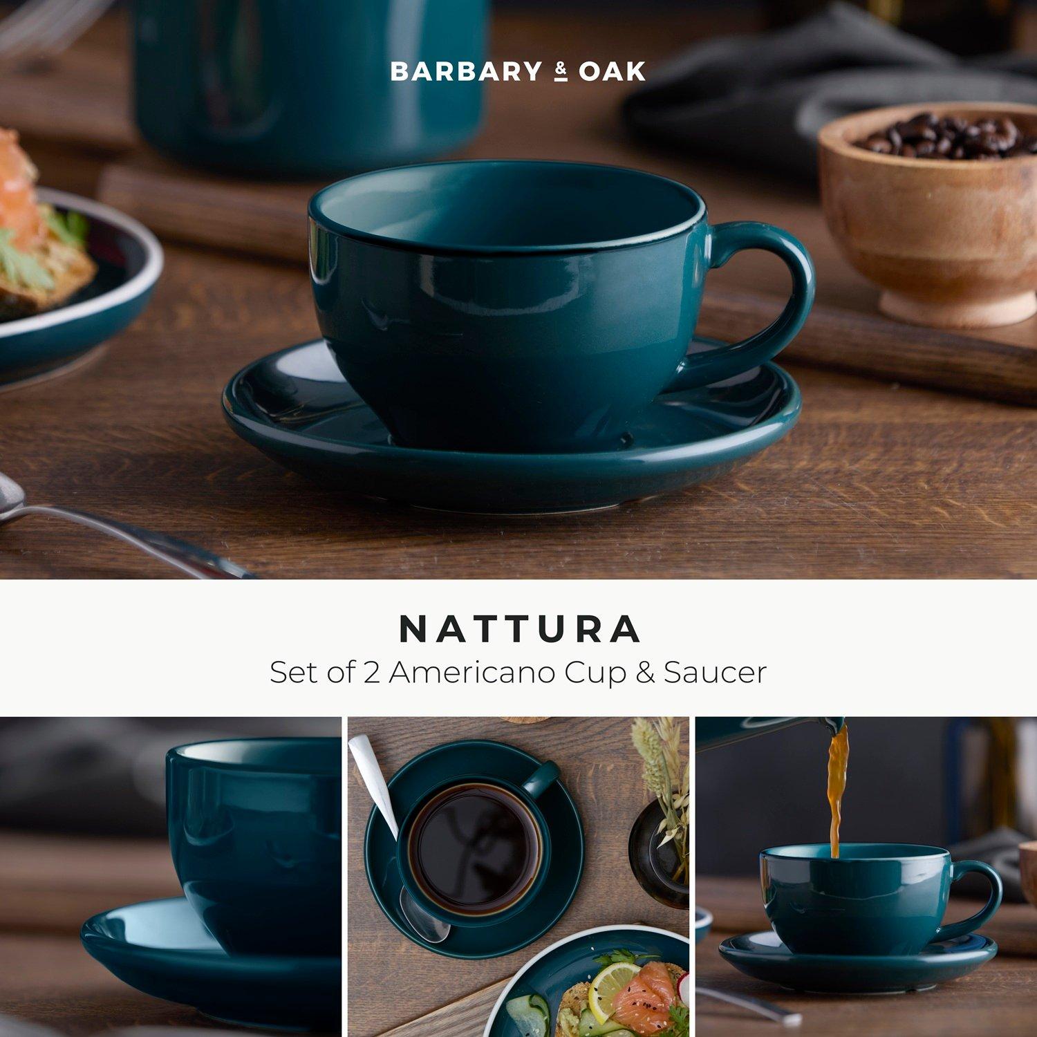 Agave - Barbary And Oak - Nattura Set of 2 Cups and Saucers Agave - 2