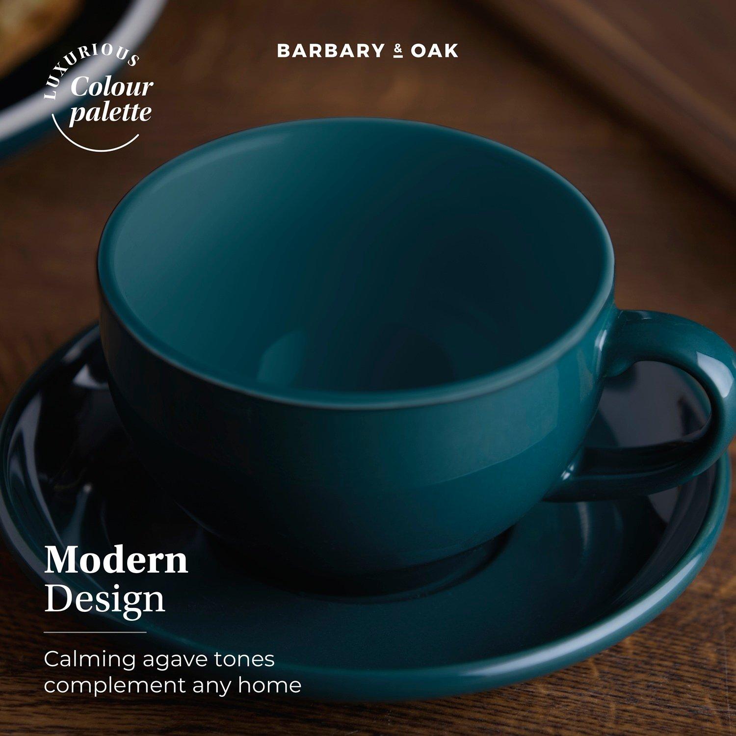 Agave - Barbary And Oak - Nattura Set of 2 Cups and Saucers Agave - 5