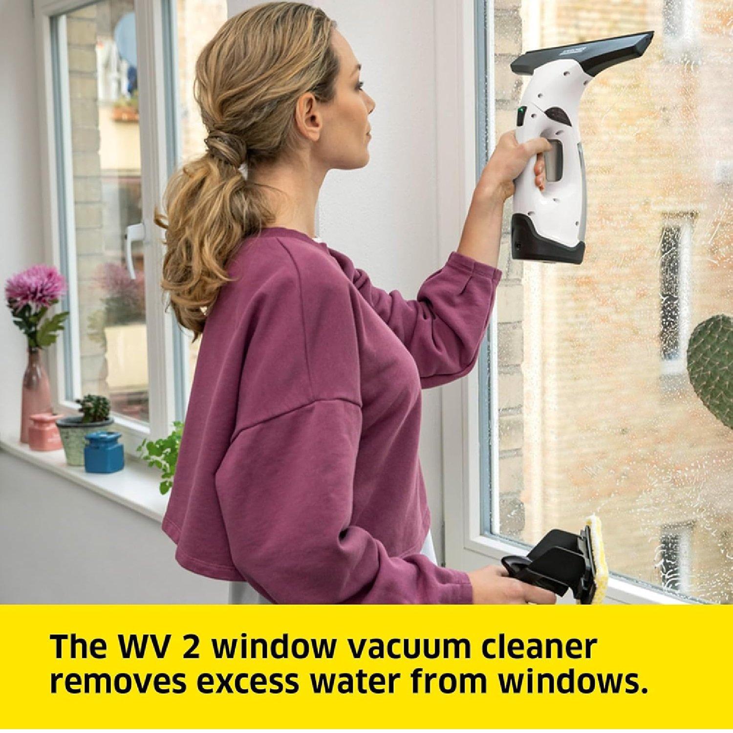 White - Karcher - Karcher WV 2 Window Vacuum Cleaner - White & Black - 2