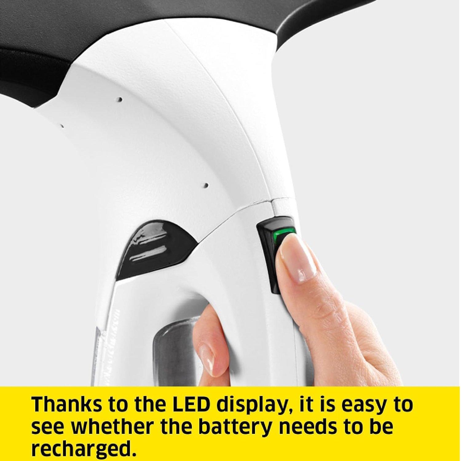 White - Karcher - Karcher WV 2 Window Vacuum Cleaner - White & Black - 6