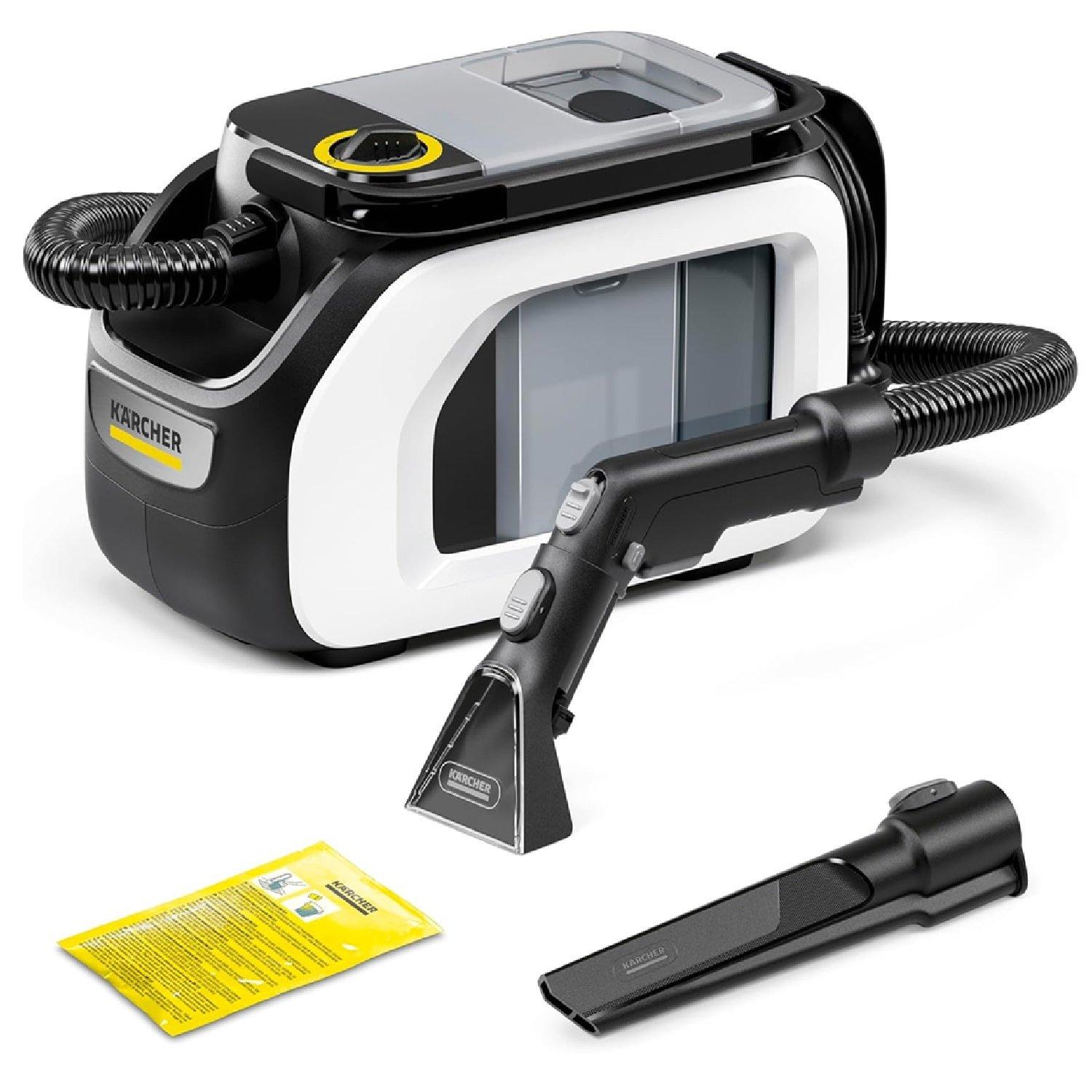 White - Karcher - SE 3 Compact Spot Cylinder Carpet Cleaner - White - 1