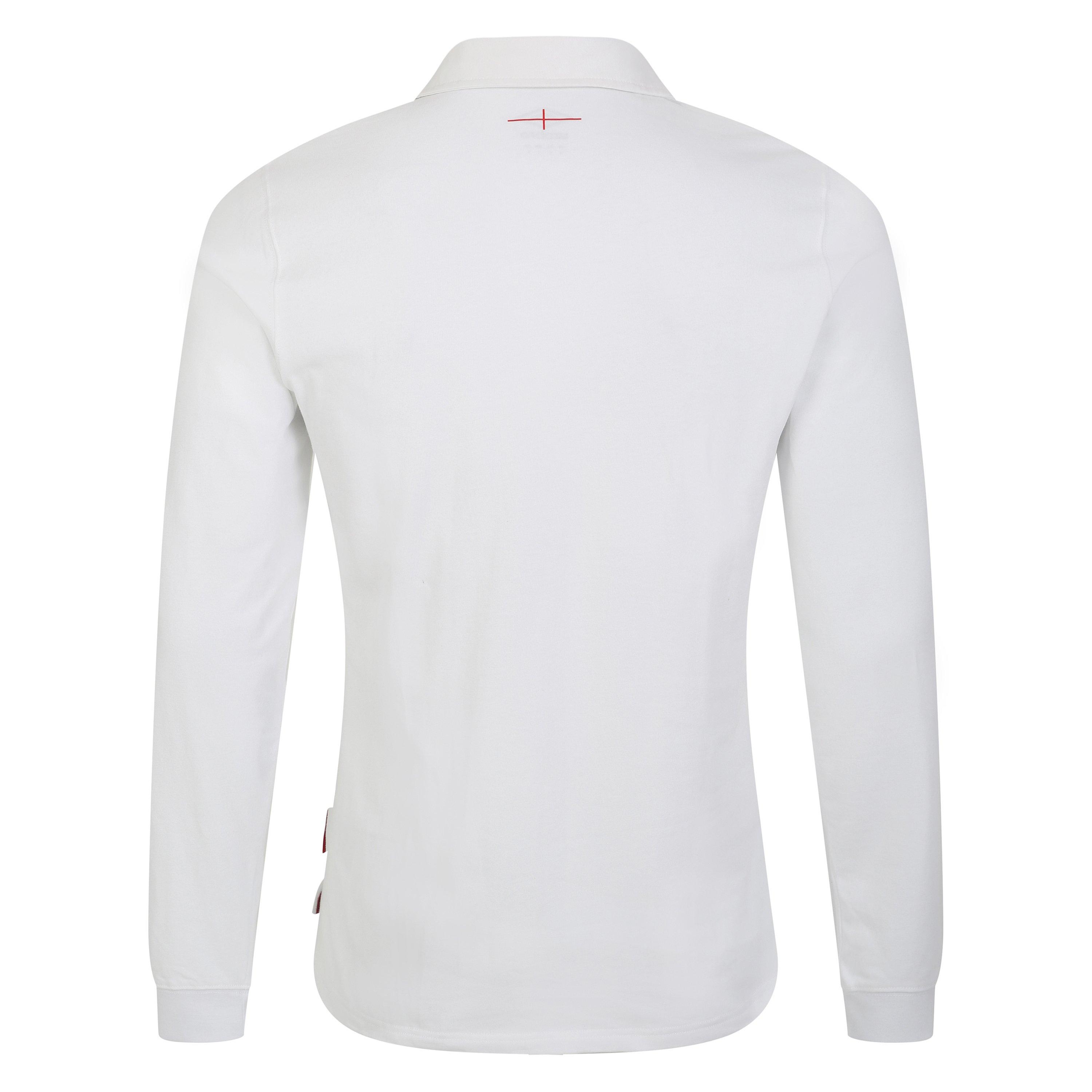 White - Umbro - England Rugby Home Classic Long Sleeve Shirt 2023 Adults - 2