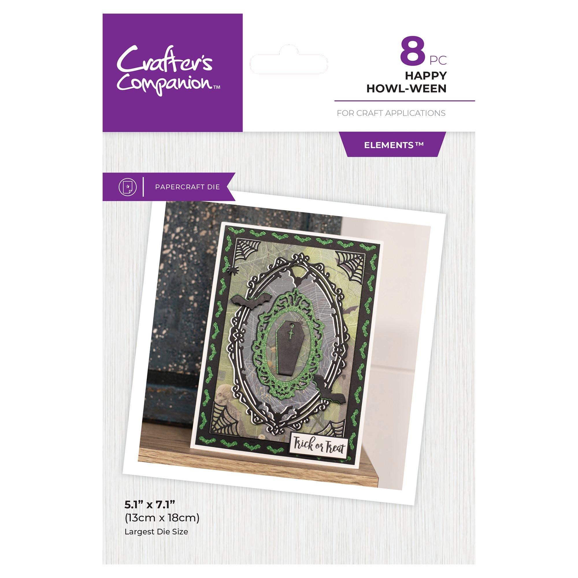 Multi - Crafters Companion - Happy Howl-ween Create-a-Card Die - 1