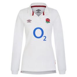 Umbro England Rugby Home Classic Long Sleeve Shirt RWC 2023 Adults