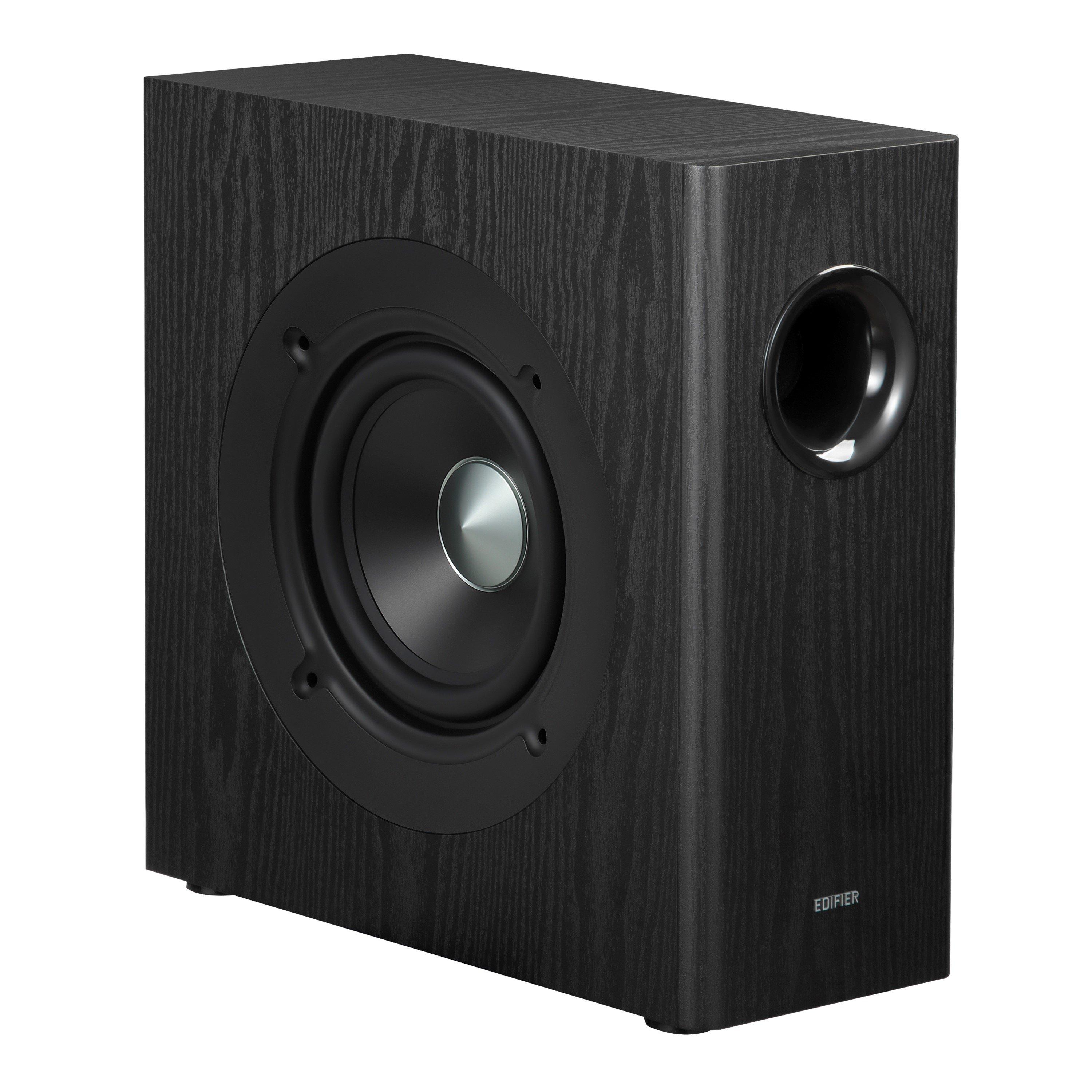 Black - Edifier - Edifier T5s Powered Subwoofer - Black - 3