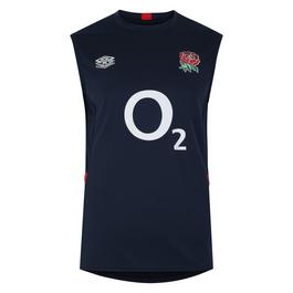 Umbro England Rugby Sleeveless Shirt 2023 2024 Adults