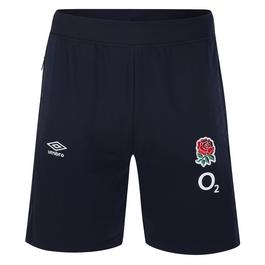 Umbro England Rugby Fleece Shorts 2023 2024 Adults