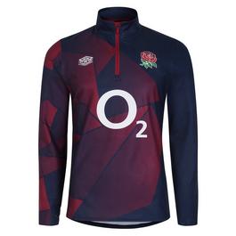 Umbro England Rugby Warm Up Layer Top 2023 Juniors