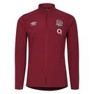 Rouge/Zinfandel - Umbro - England Rugby Press Jacket 2023 2024 Adults - 1